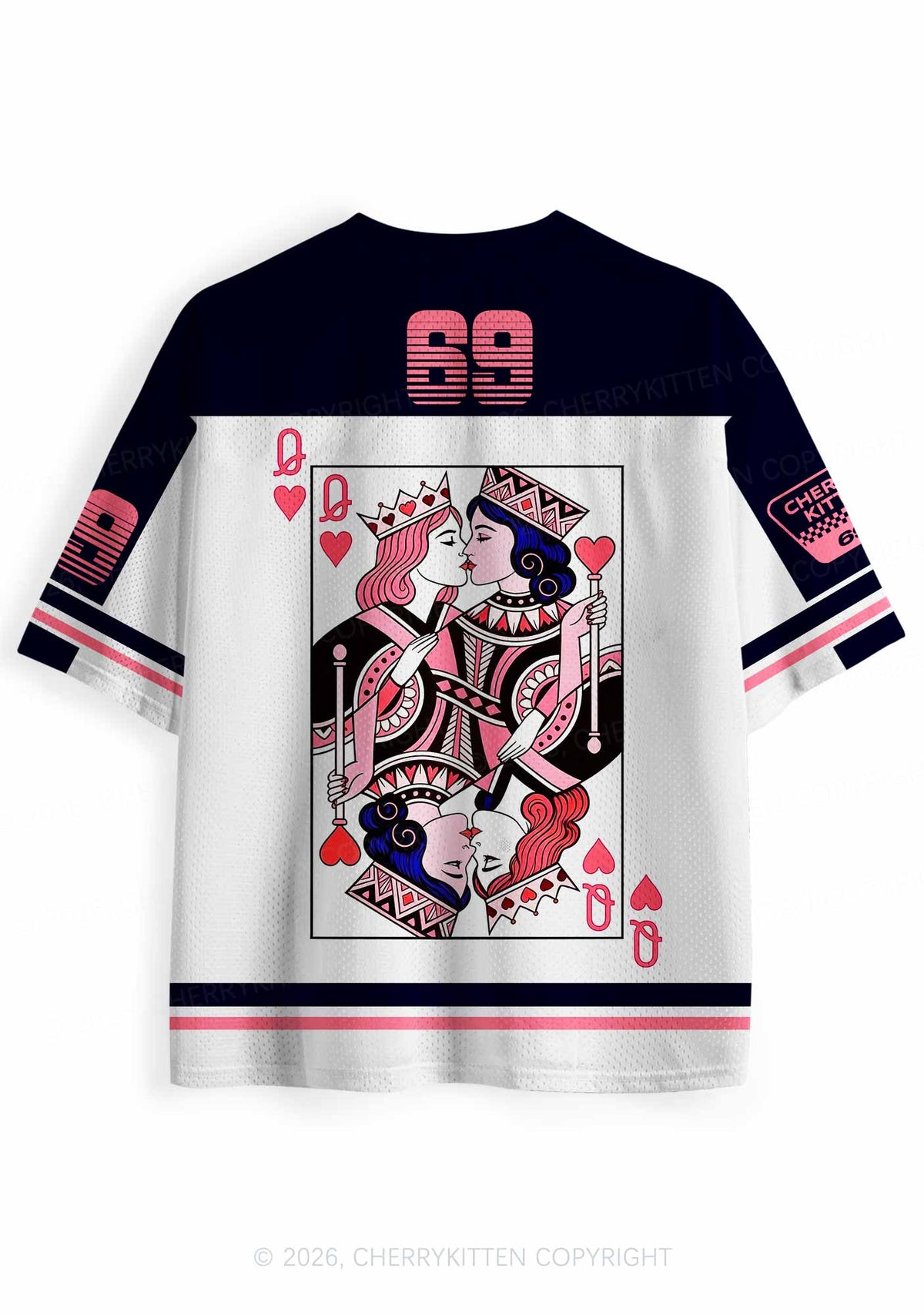 Queens Kissing Pride Y2K Sport Jersey Shirts Cherrykitten