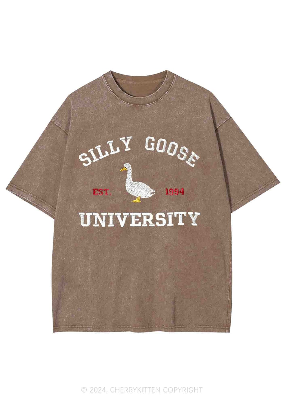 Silly Goose University EST 1994 Y2K Washed Tee Cherrykitten