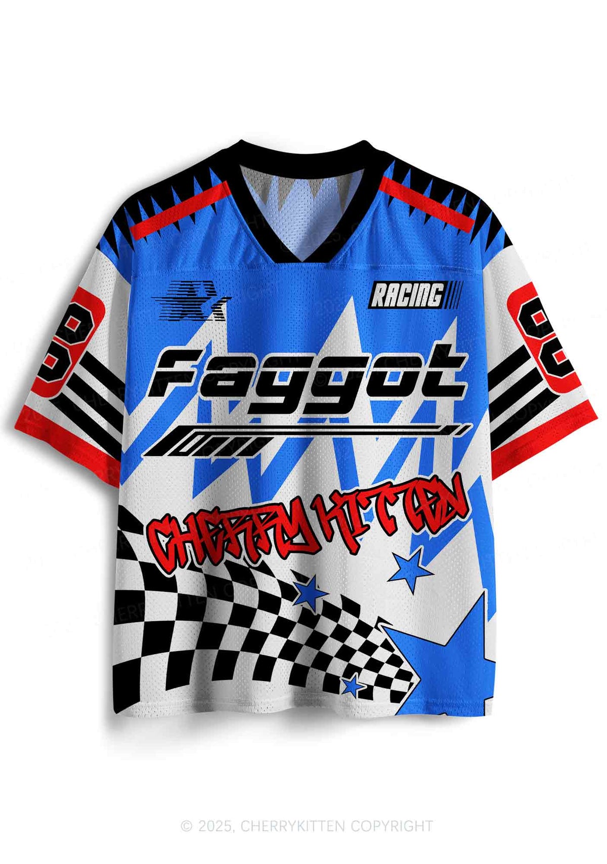 Custom Faggot Racing Pride Y2K Sport Jersey Shirts Cherrykitten