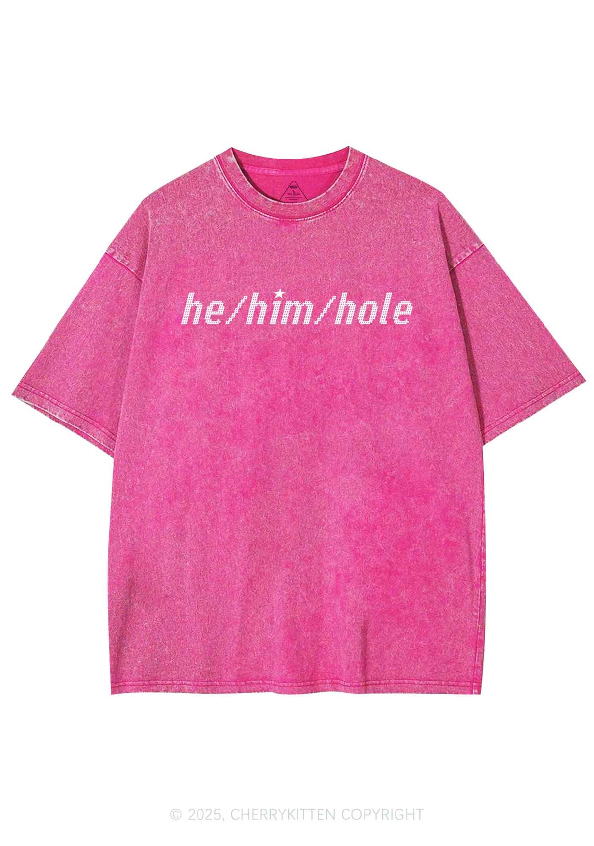 He Him Hole Pride Y2K Shirts Washed Tee Cherrykitten