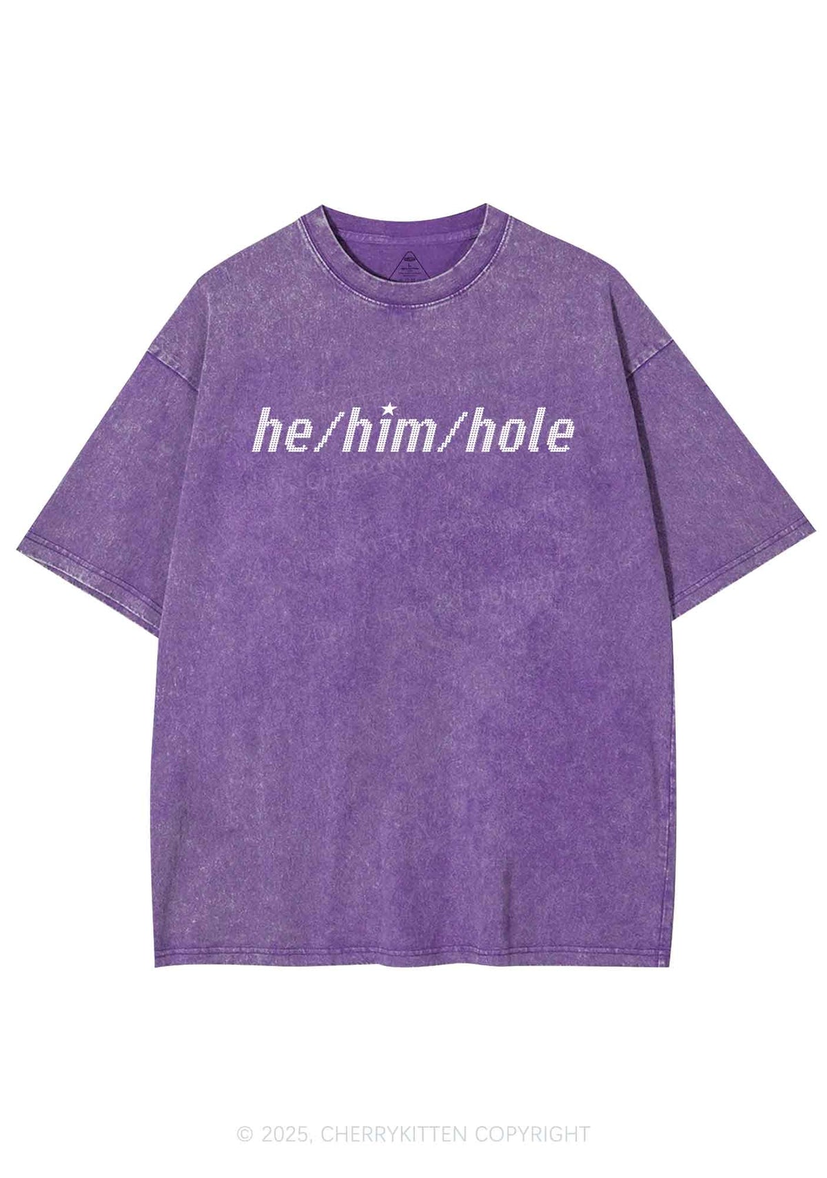 He Him Hole Pride Y2K Shirts Washed Tee Cherrykitten