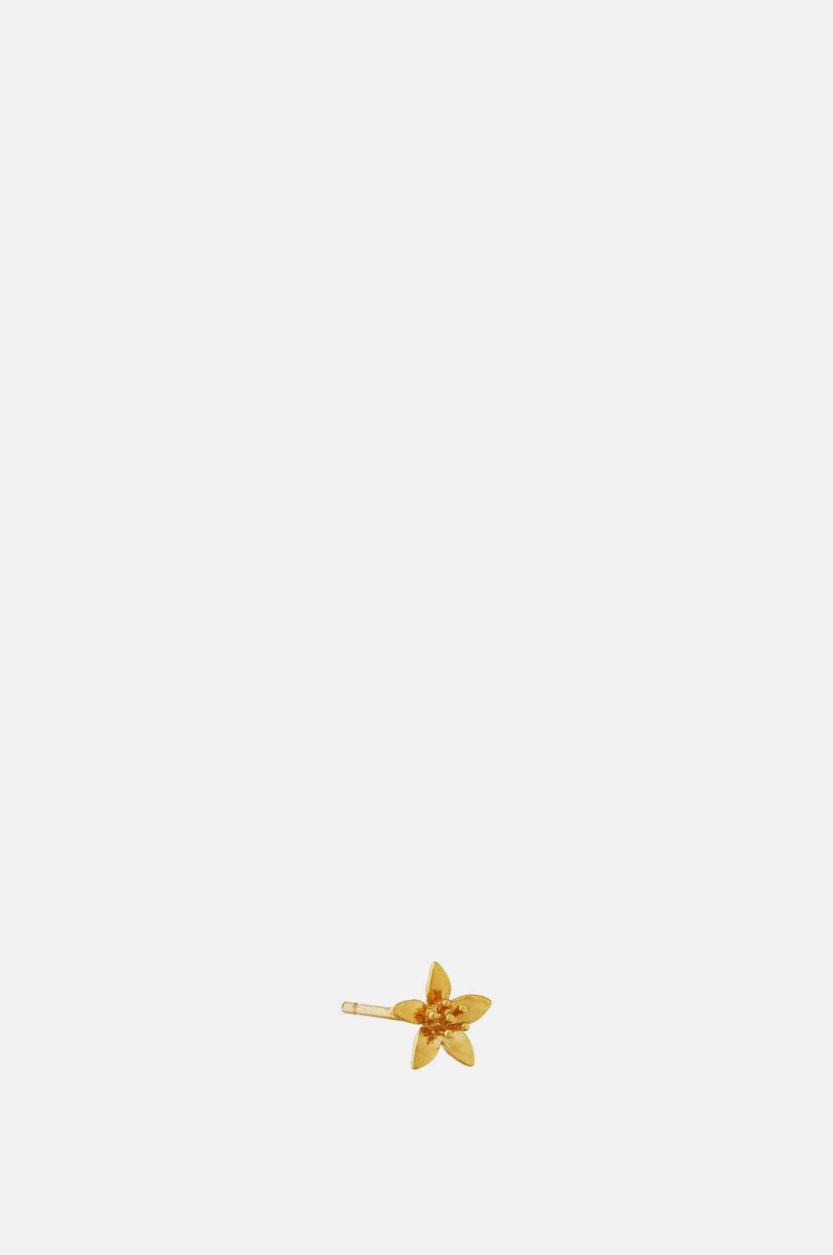 Lemon Blossom Single Stud Earring Gold