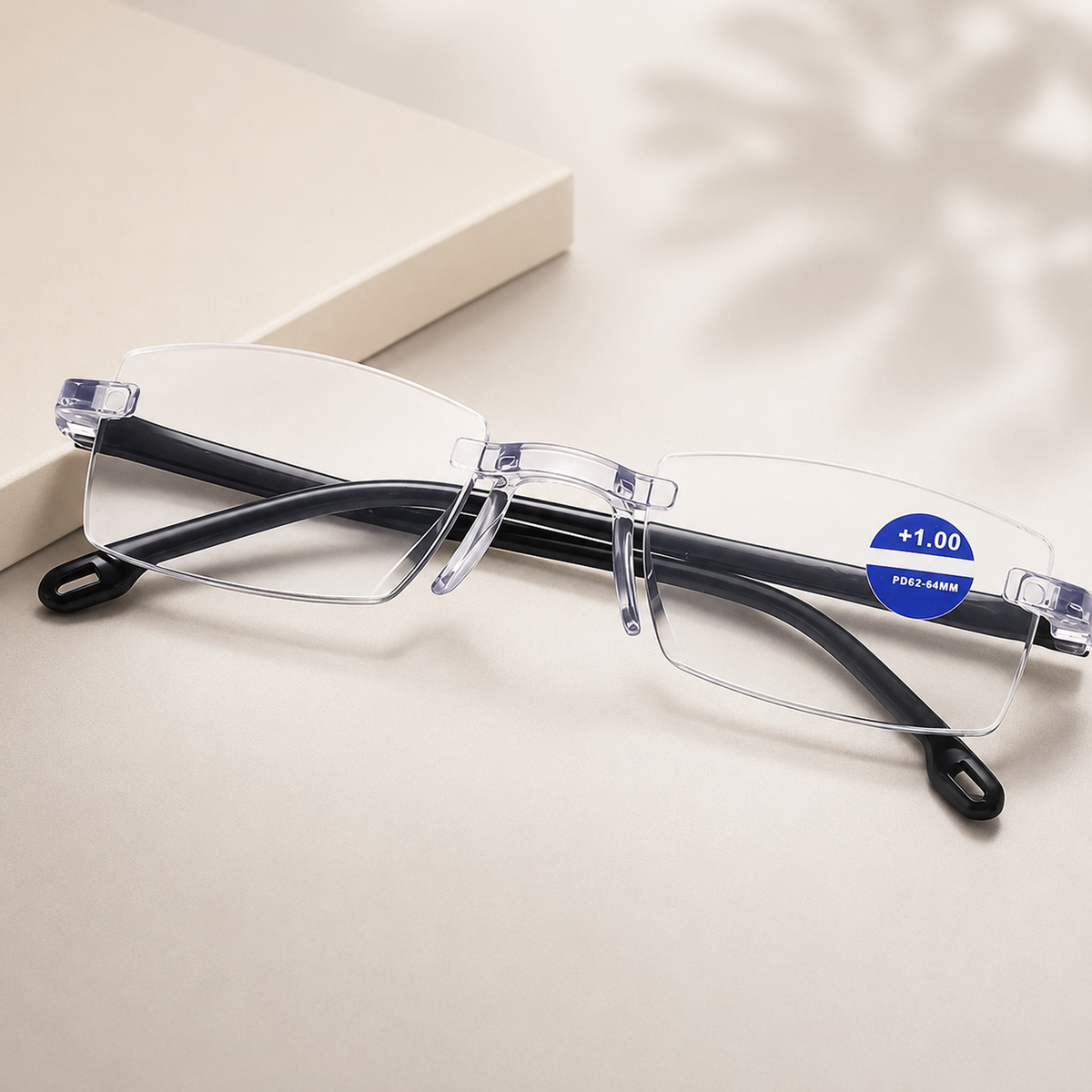 Rimless Adaptive Reading Glasses – Buy 1 Get 3 Free | Clear Vision & Lightweight