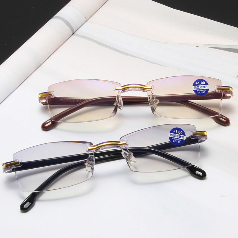 Buy 1 Get 2 Free Rimless Adaptive Power Reading Glasses @ Just 499/