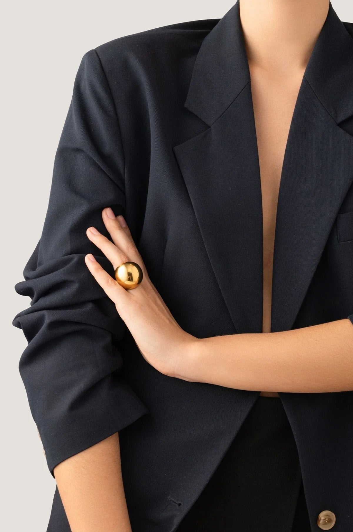 Supernova Gold Ring