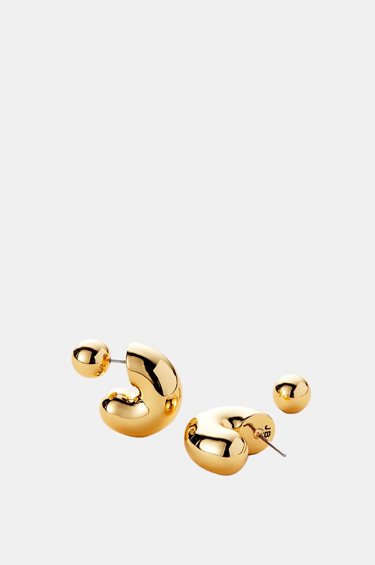 Tome Medium Gold Hoop Earrings
