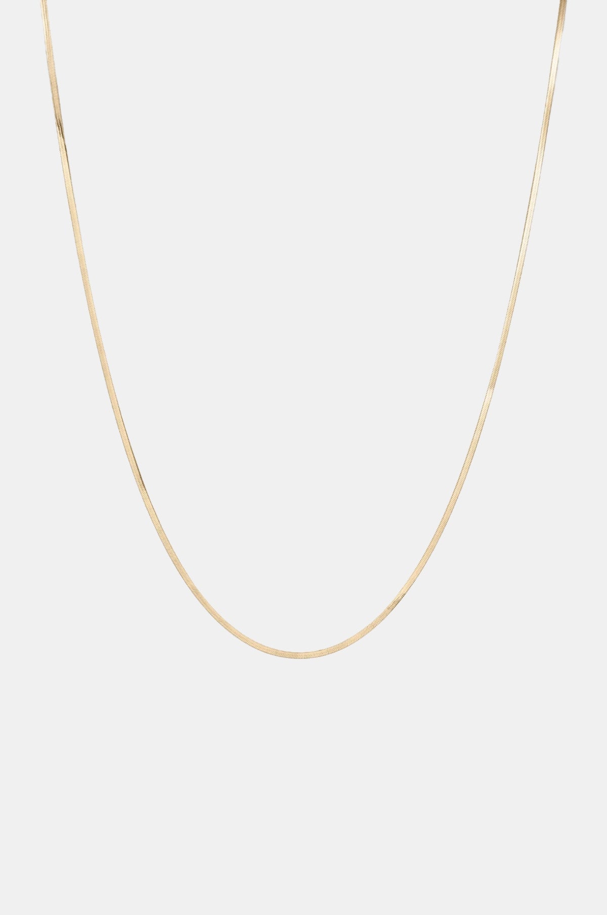 Zeina Slim Gold Chain Necklace