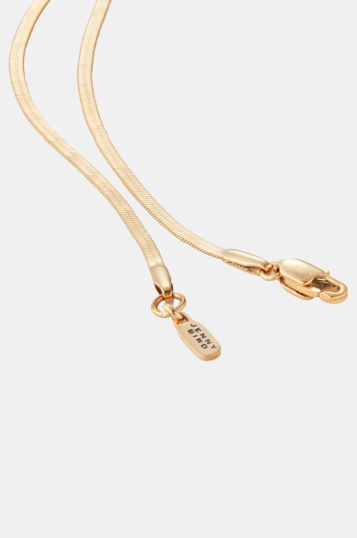 Zeina Slim Gold Chain Necklace