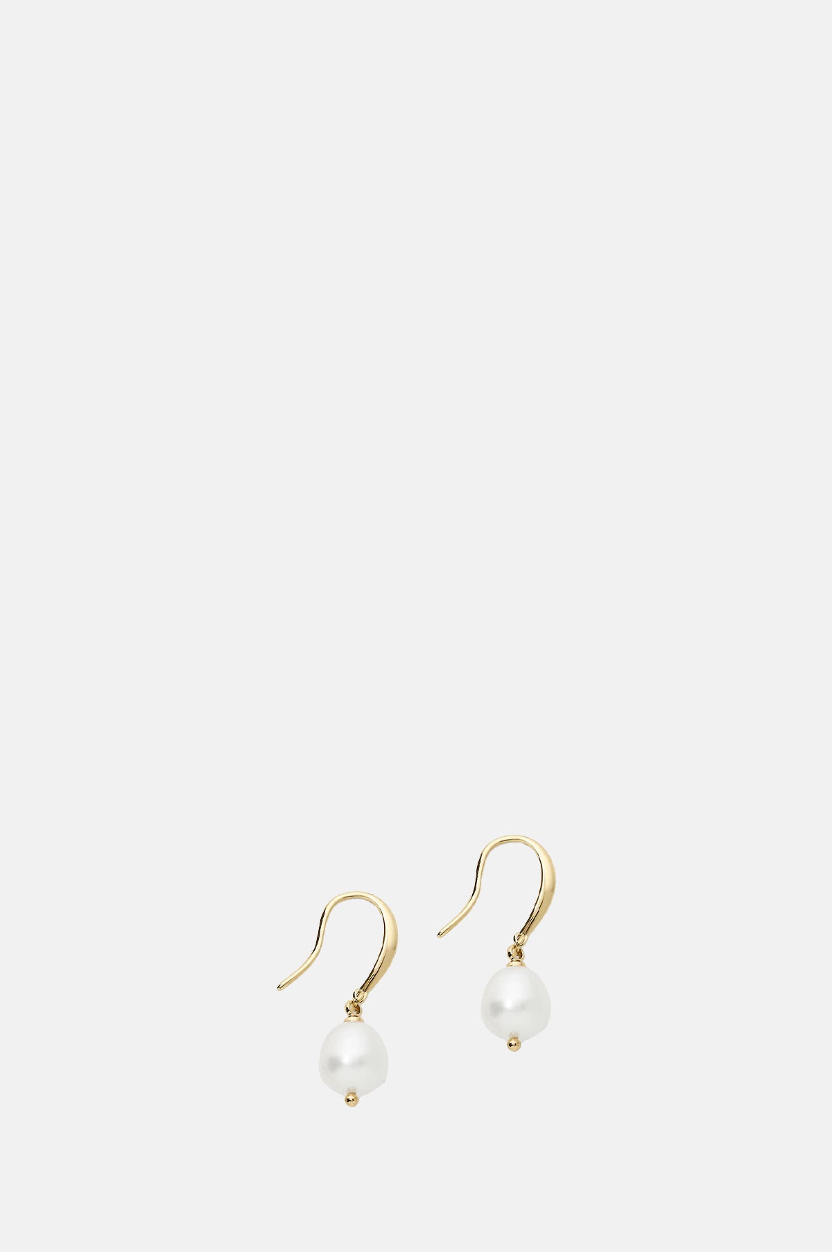 Prado Pearl Gold Drop Earrings