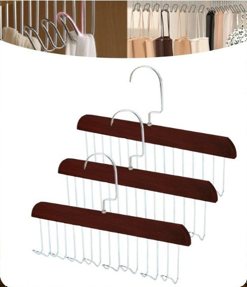 Multi Hook Coat Racks 360 Degree Space Saving Hangers