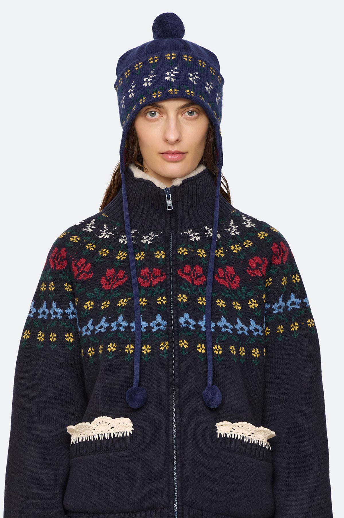 Preston Knit Hat Navy
