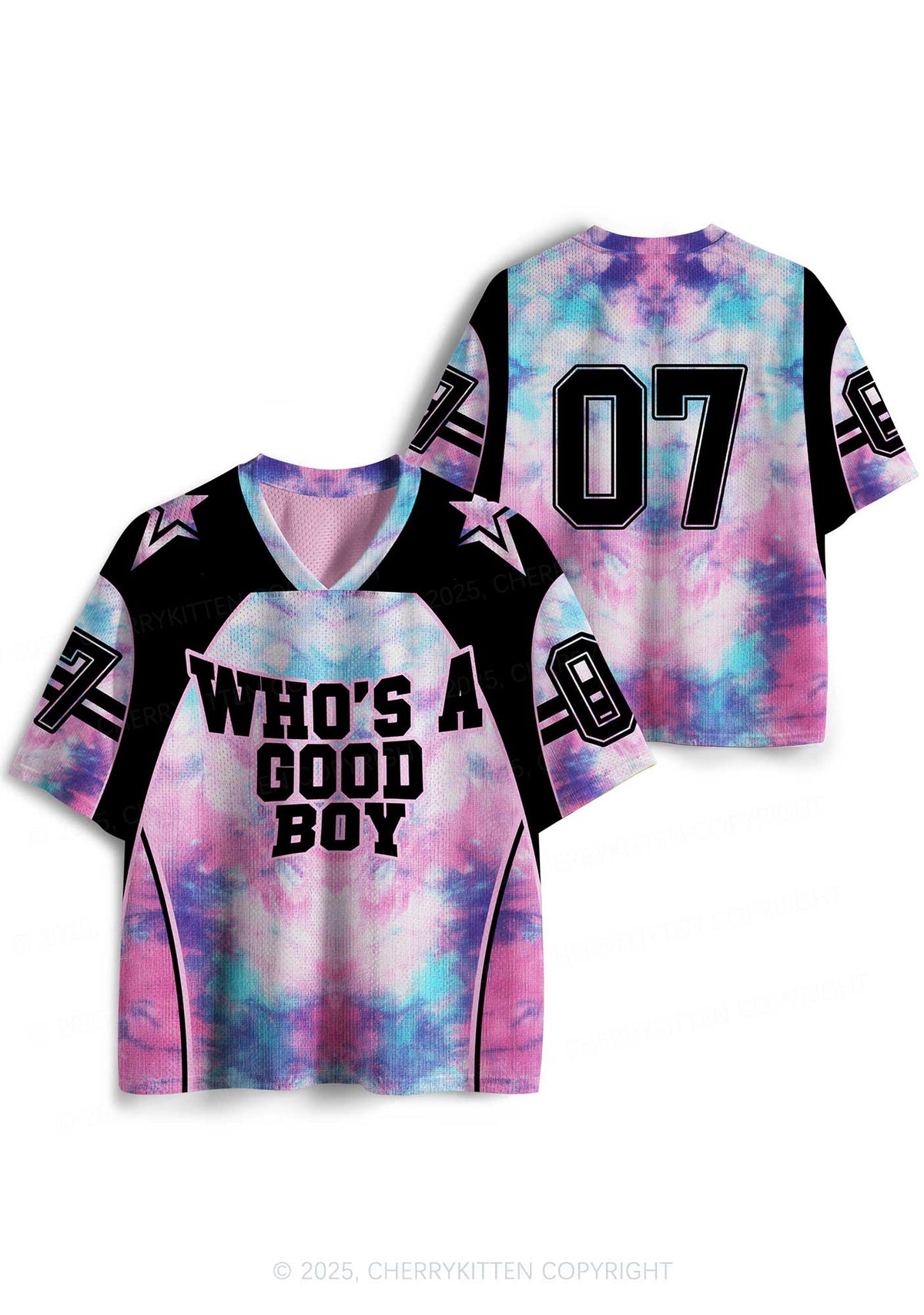 Custom Whos A Good Boy Y2K Sport Jersey Shirts Cherrykitten