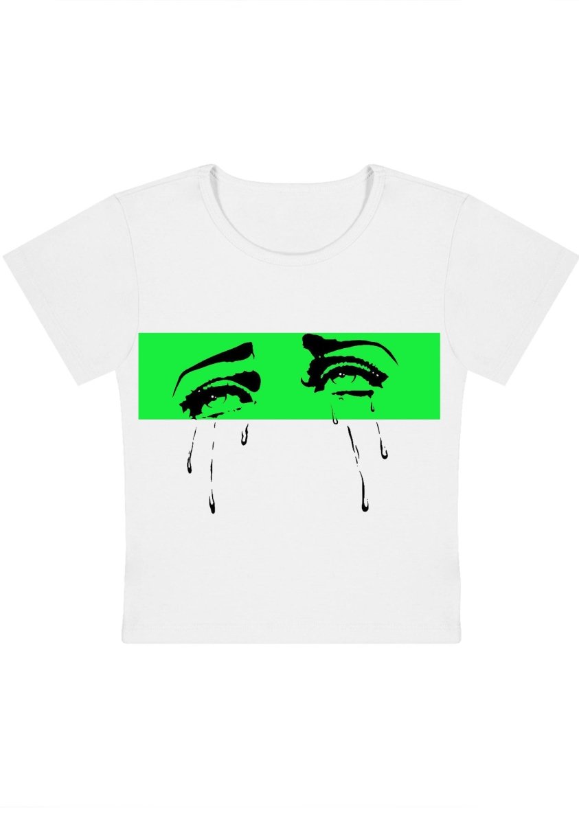 Crying Face Crying Body Y2k Baby Tee