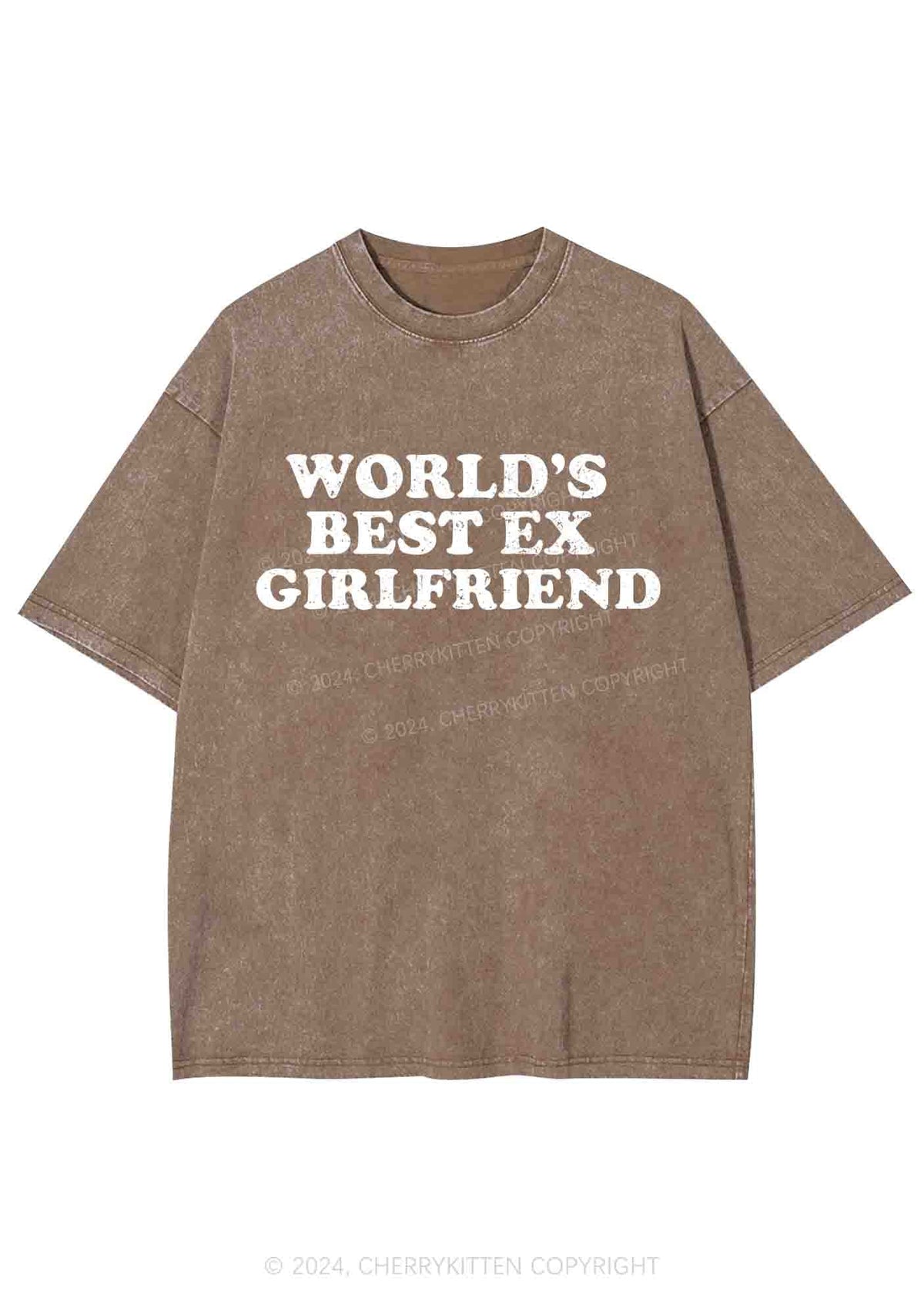 Best Ex Girlfriend Y2K Washed Tee Cherrykitten