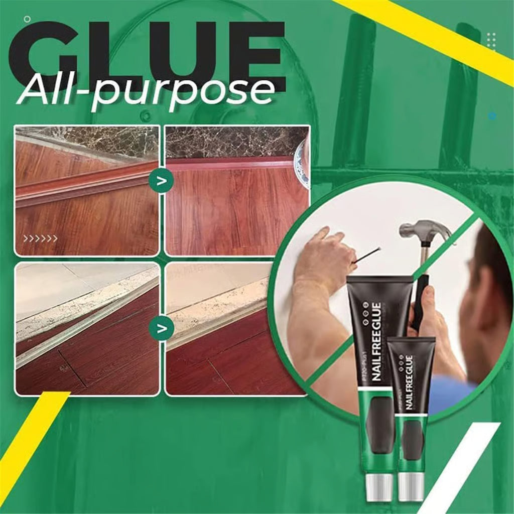 Nail Free Sealant Glue Multifunction Adhesive Glue Multifunctional Strong Glue for Wood, Ceramic, Metal, Glass, All-Purpose Heavy-Duty Adhesive(12 Gram) metal glue nail free metal tube Glue for Wood Ceramic Metal Glass