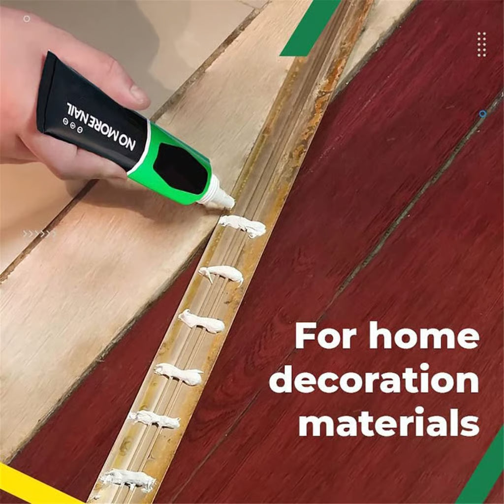 Nail Free Sealant Glue Multifunction Adhesive Glue Multifunctional Strong Glue for Wood, Ceramic, Metal, Glass, All-Purpose Heavy-Duty Adhesive(12 Gram) metal glue nail free metal tube Glue for Wood Ceramic Metal Glass