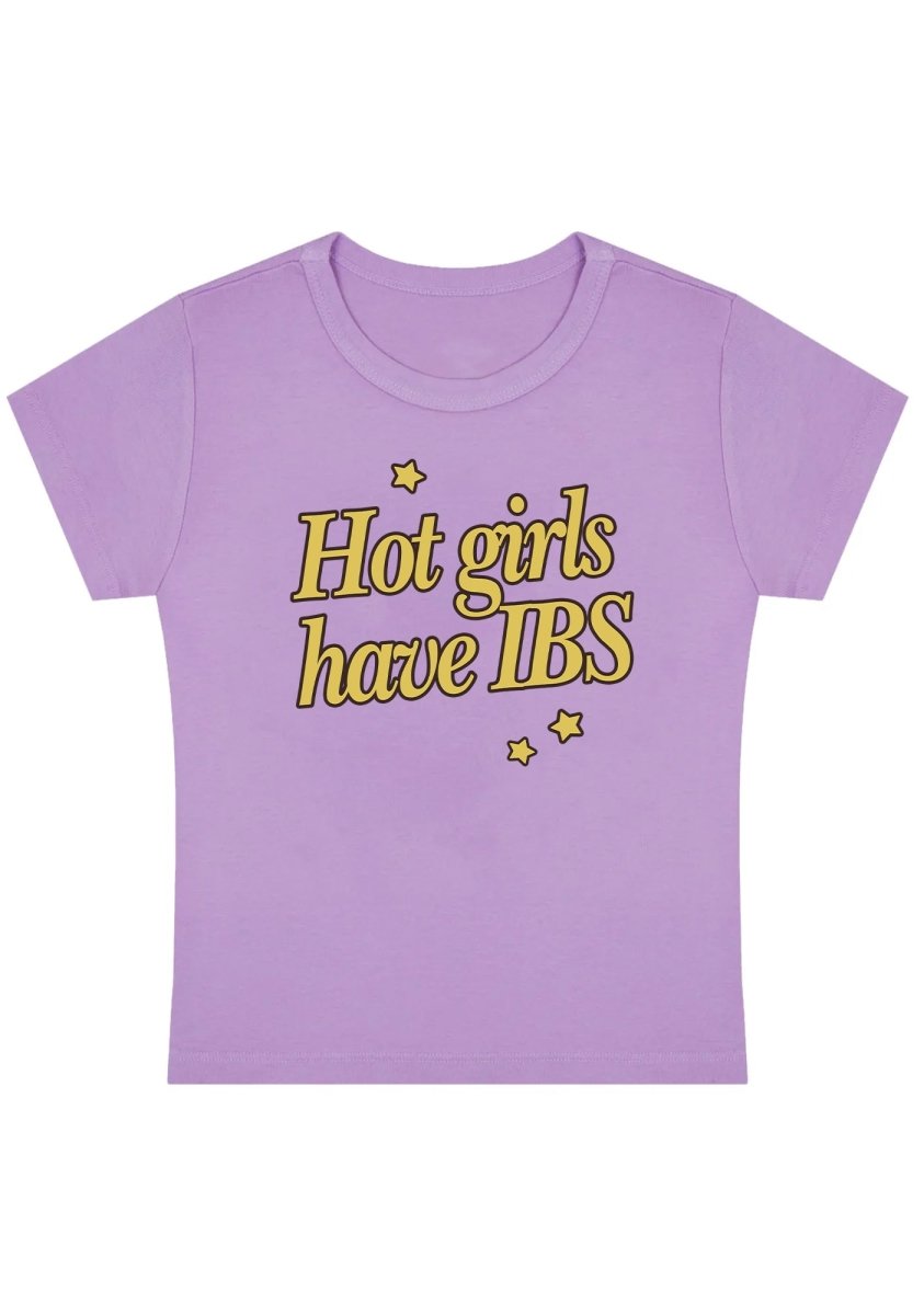Hot Girls Have IBS Y2K Baby Tee