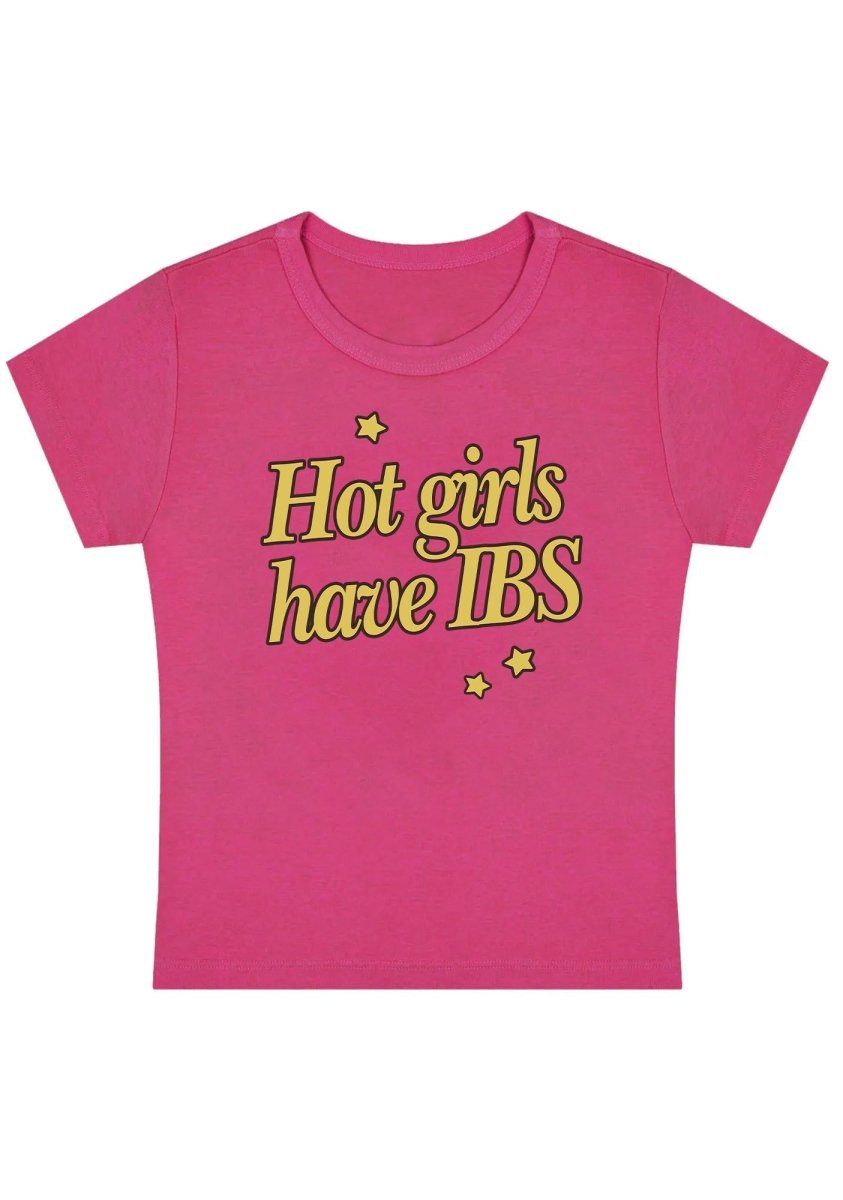 Hot Girls Have IBS Y2K Baby Tee