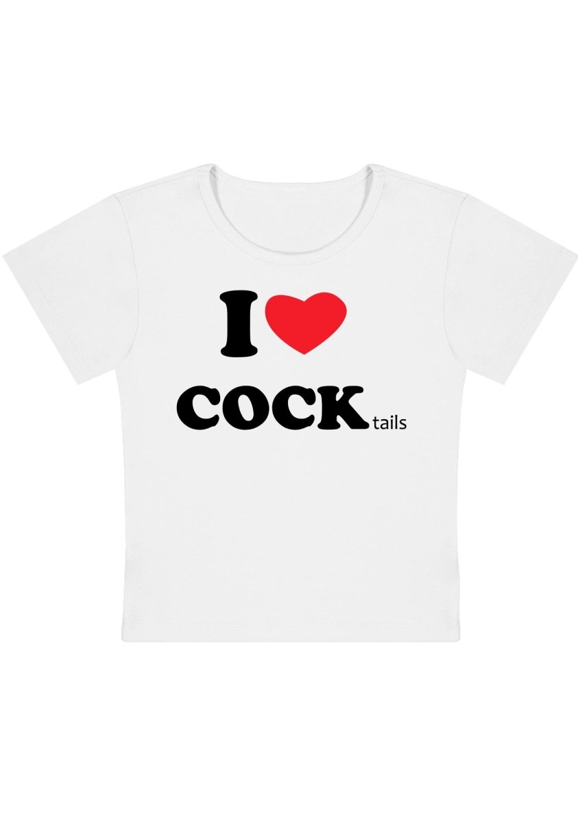 I Love Cocktails Y2K Baby Tee