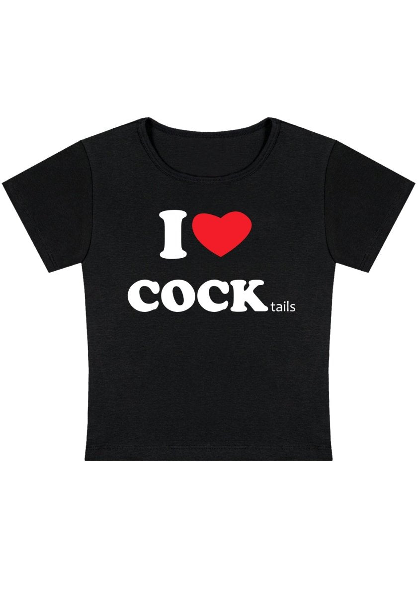 I Love Cocktails Y2K Baby Tee