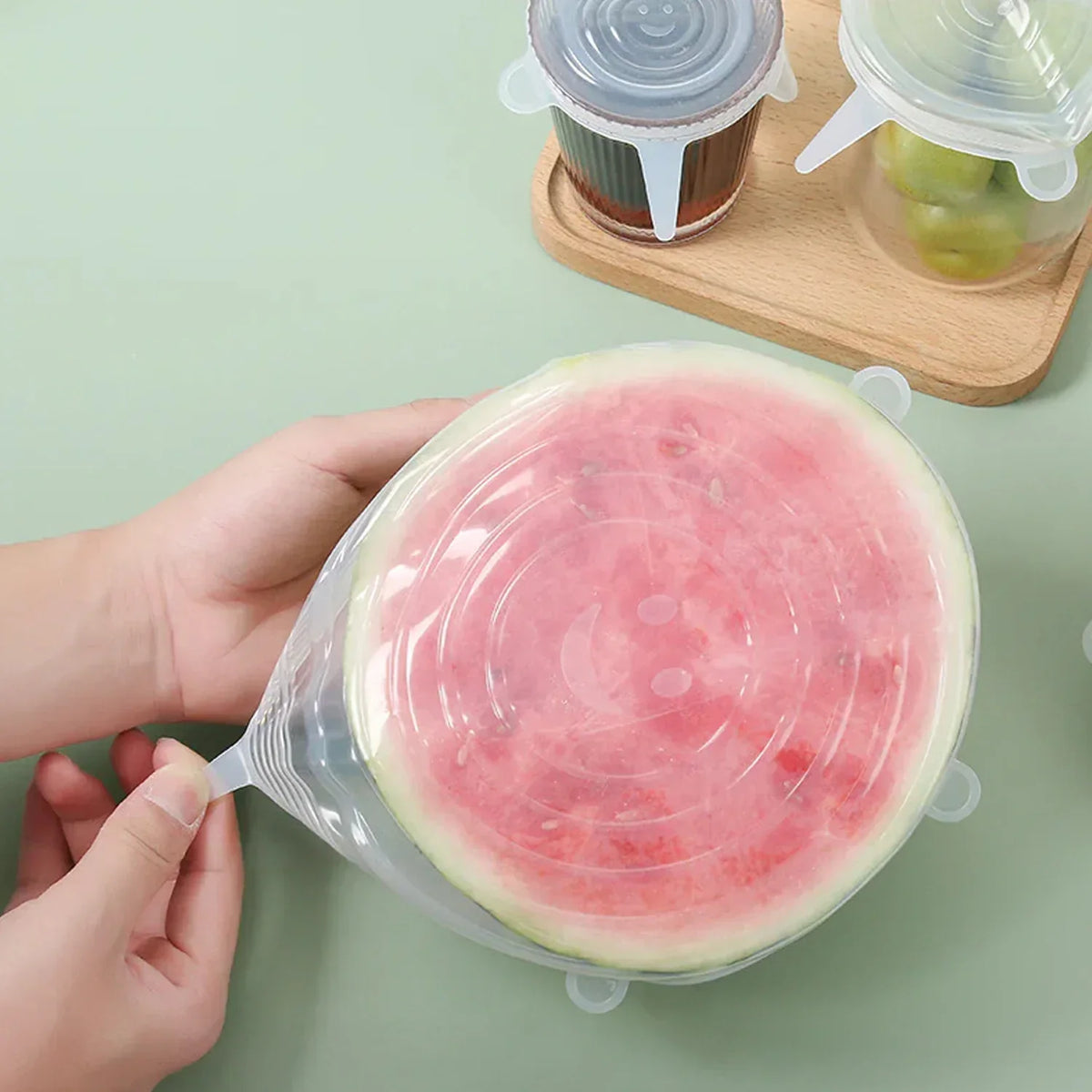 Multipurpose Silicone Lid - Reusable & Microwave Safe