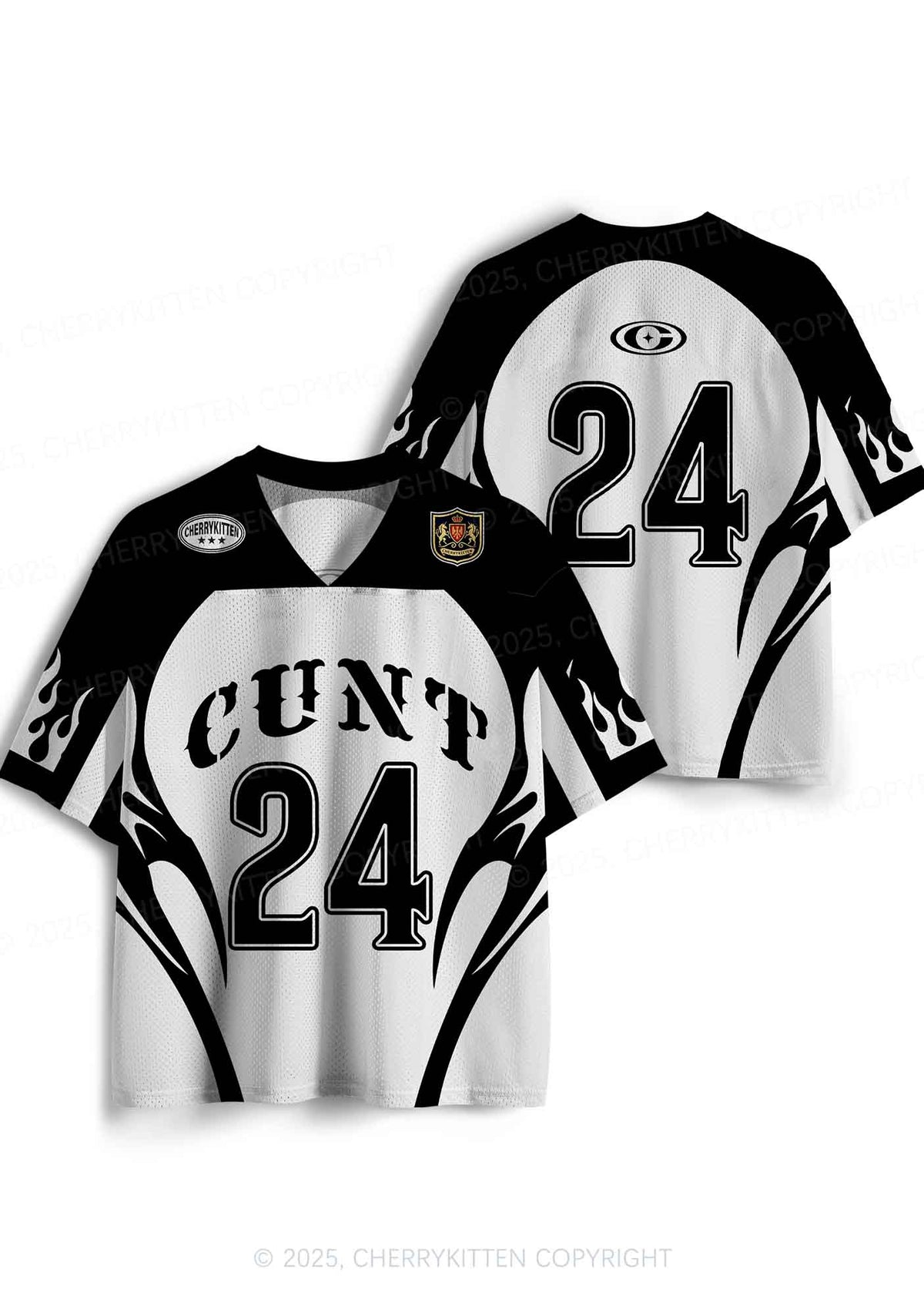 Custom Cxxt Flame Y2K Sport Jersey Shirts Cherrykitten