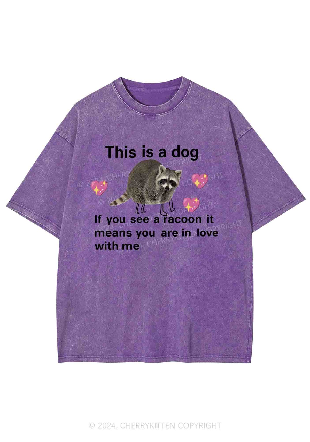 You Are In Love With Me Y2K Washed Tee Cherrykitten