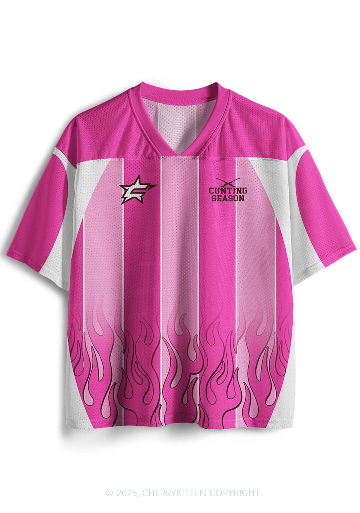 Custom Cxxting Season Y2K Mesh Jersey Shirts Cherrykitten
