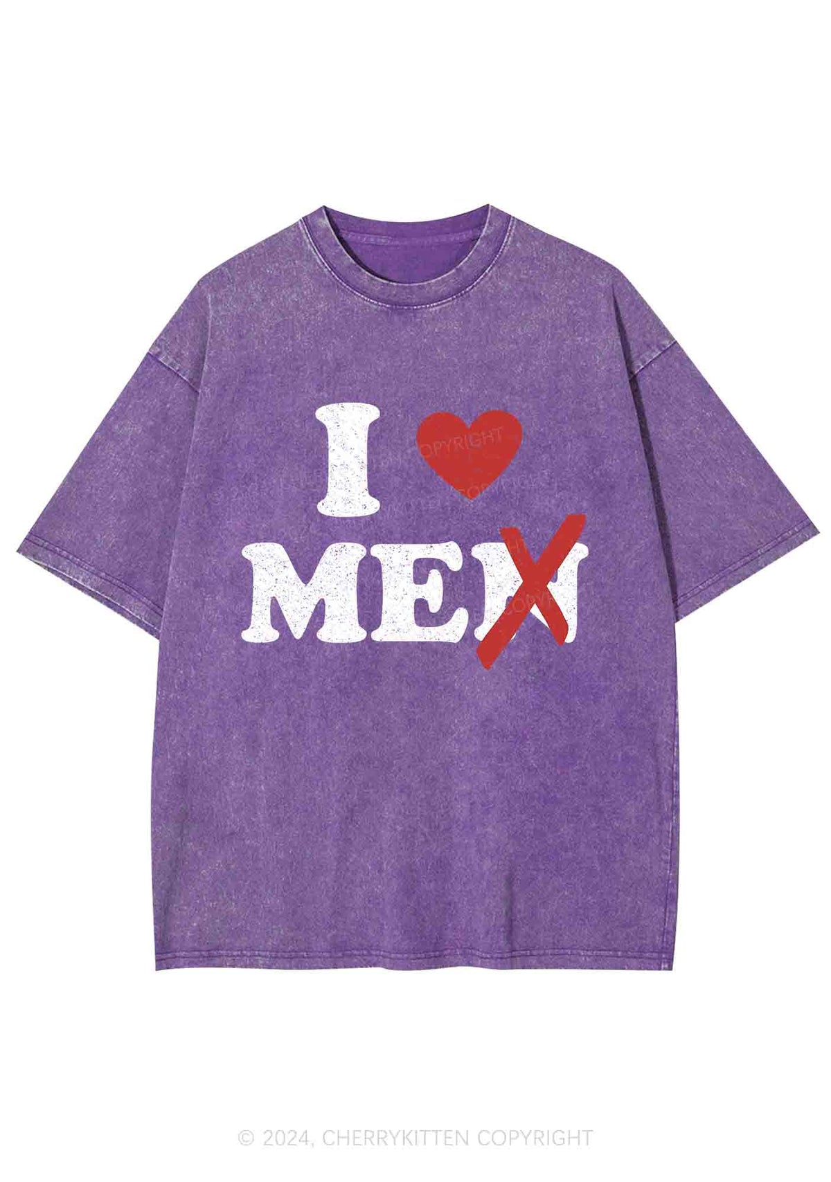 Love Me Not Men Y2K Washed Tee Cherrykitten