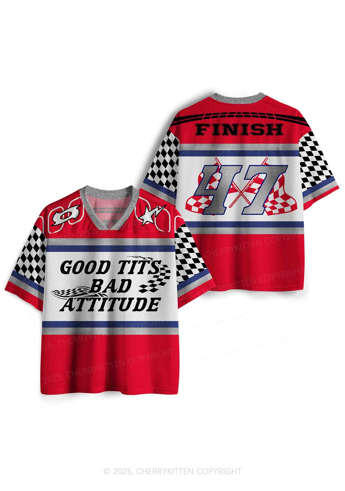 Custom Bad Attitude Y2K Sport Jersey Shirts Cherrykitten