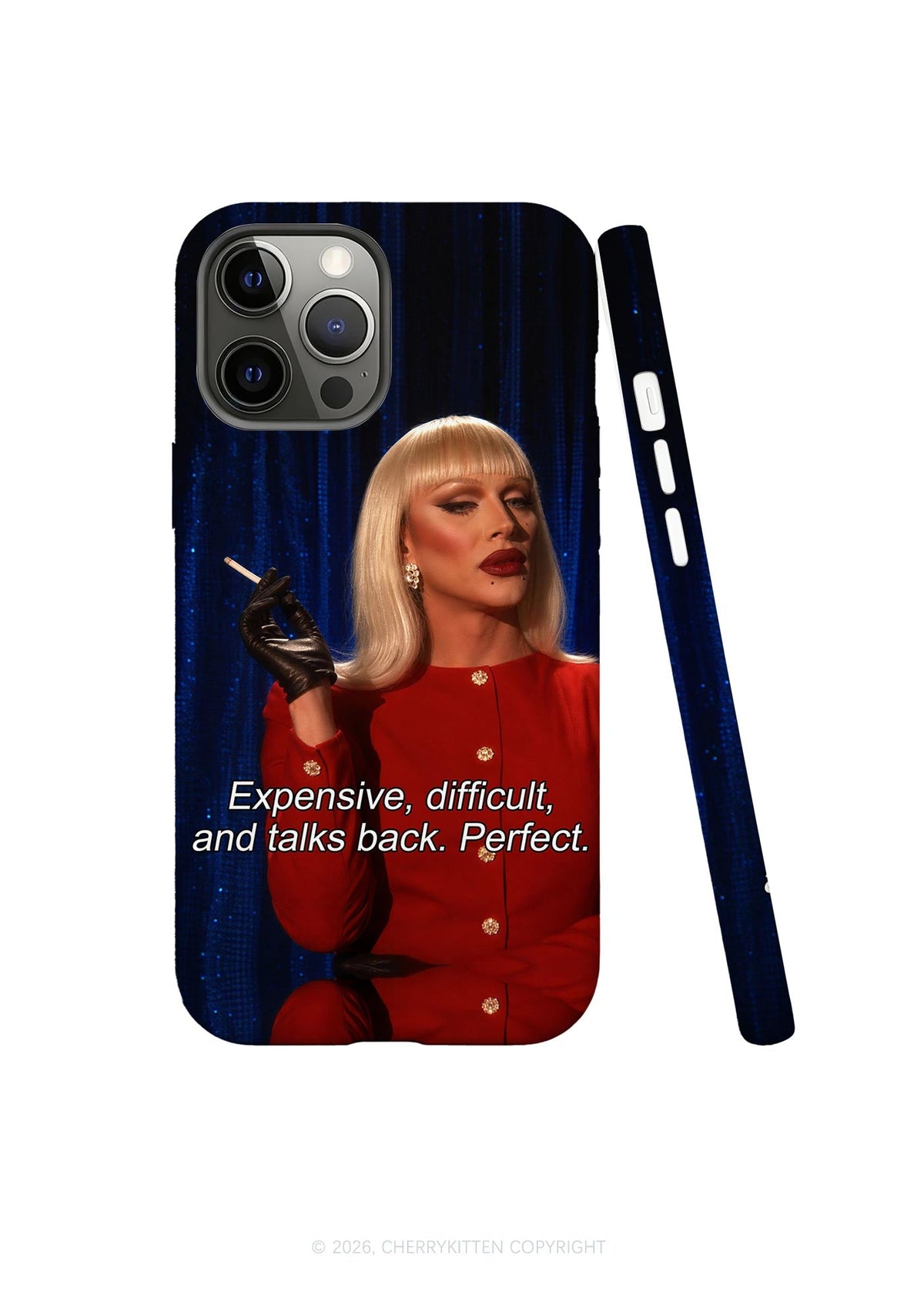 Expensive Difficult And Talks Back Y2K Phone Case Cherrykitten