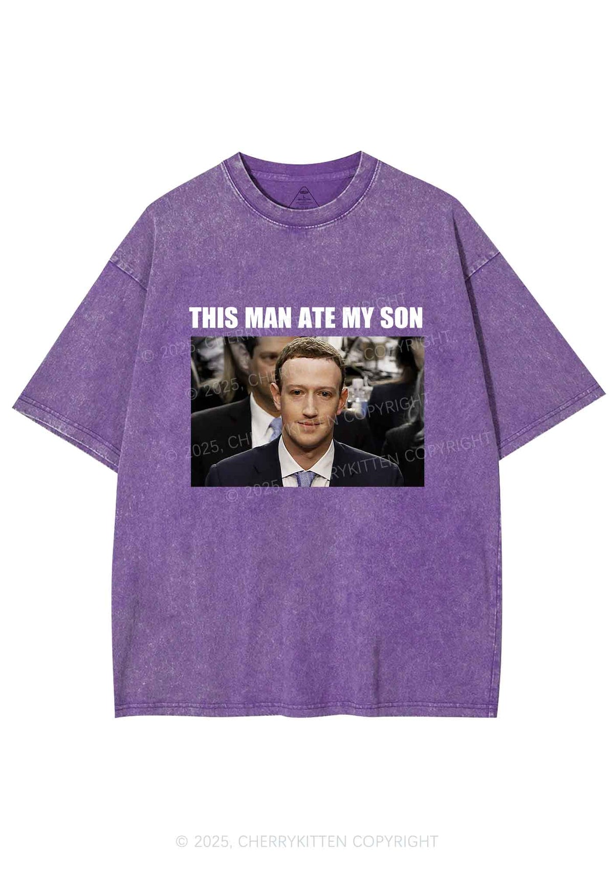 This Man Ate My Son Y2K Shirts Washed Tee Cherrykitten