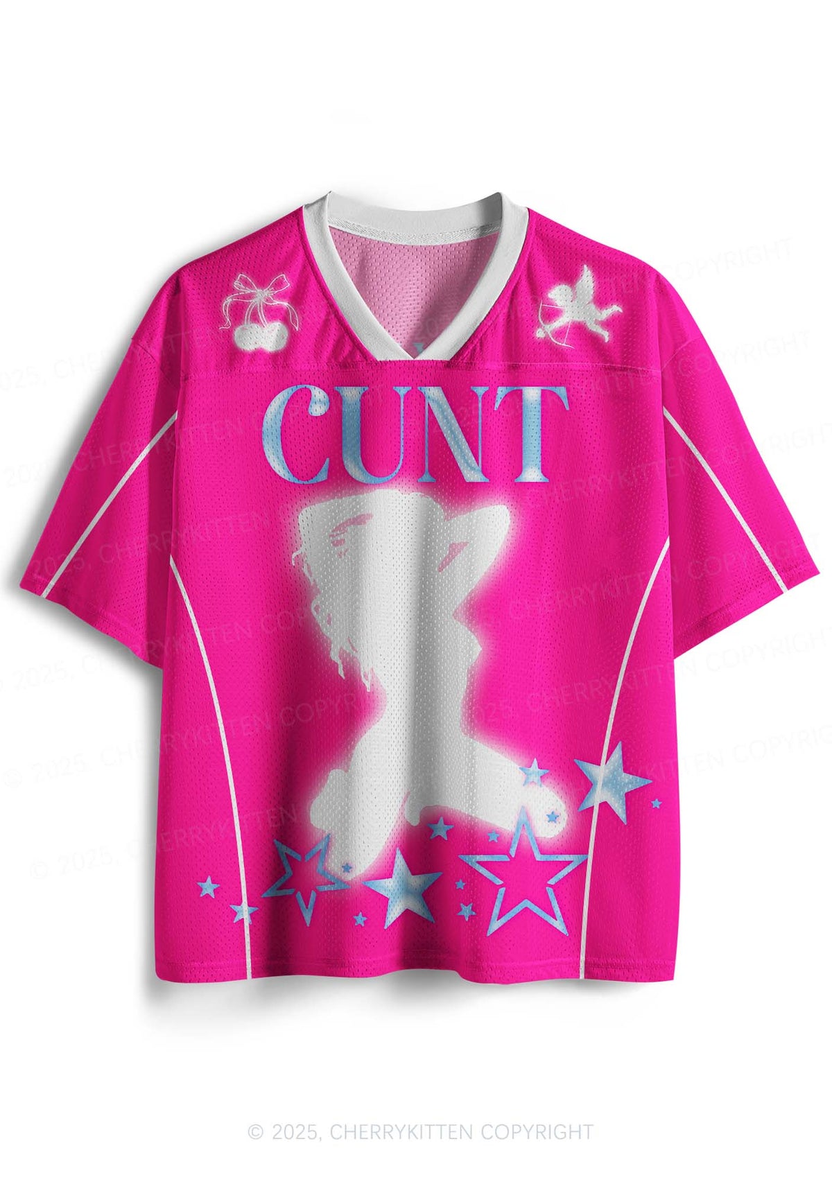 Custom Blue Cxxt Y2K Sport Jersey Shirts Cherrykitten
