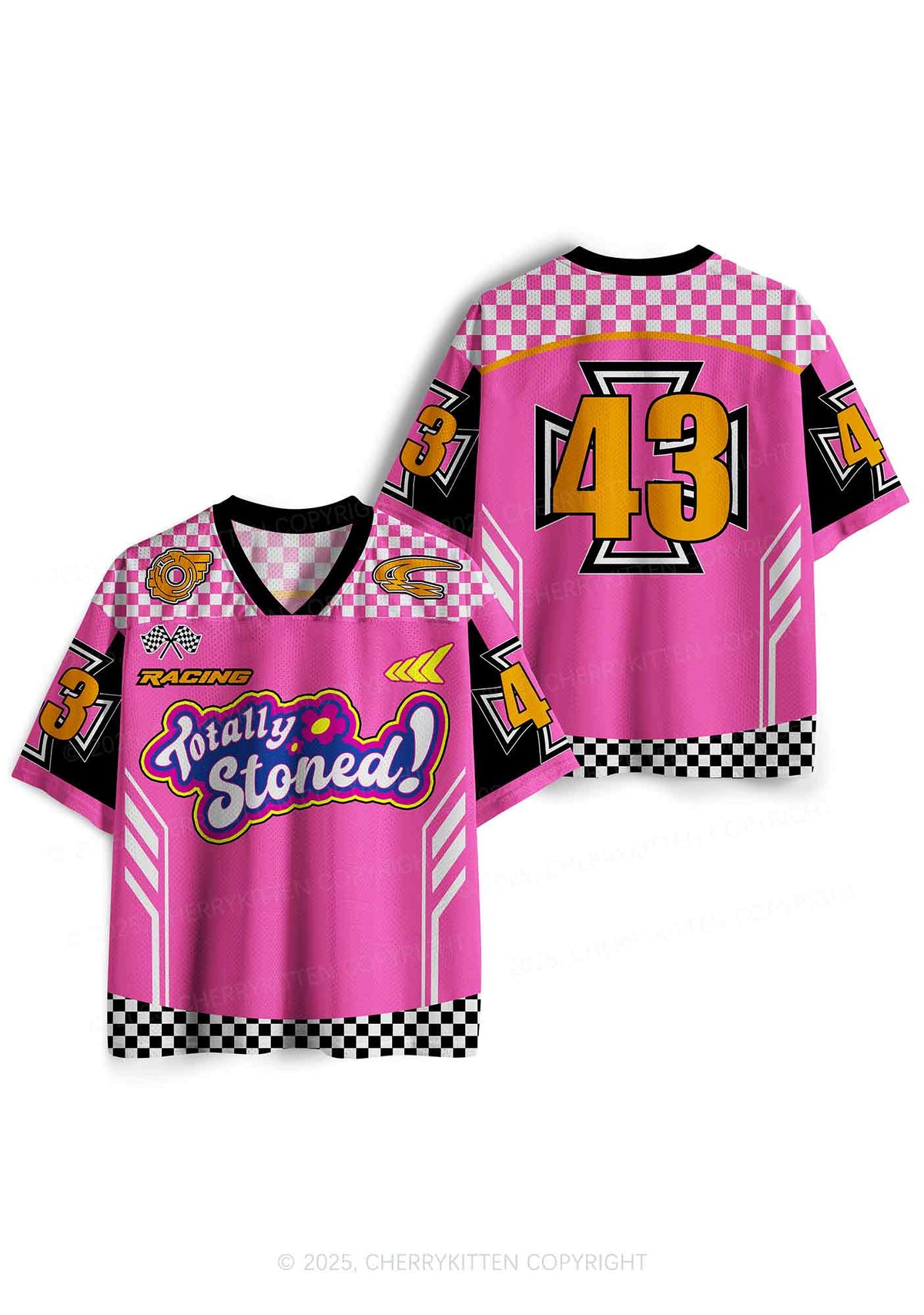 Custom Totally Stoned Y2K Sport Jersey Shirts Cherrykitten