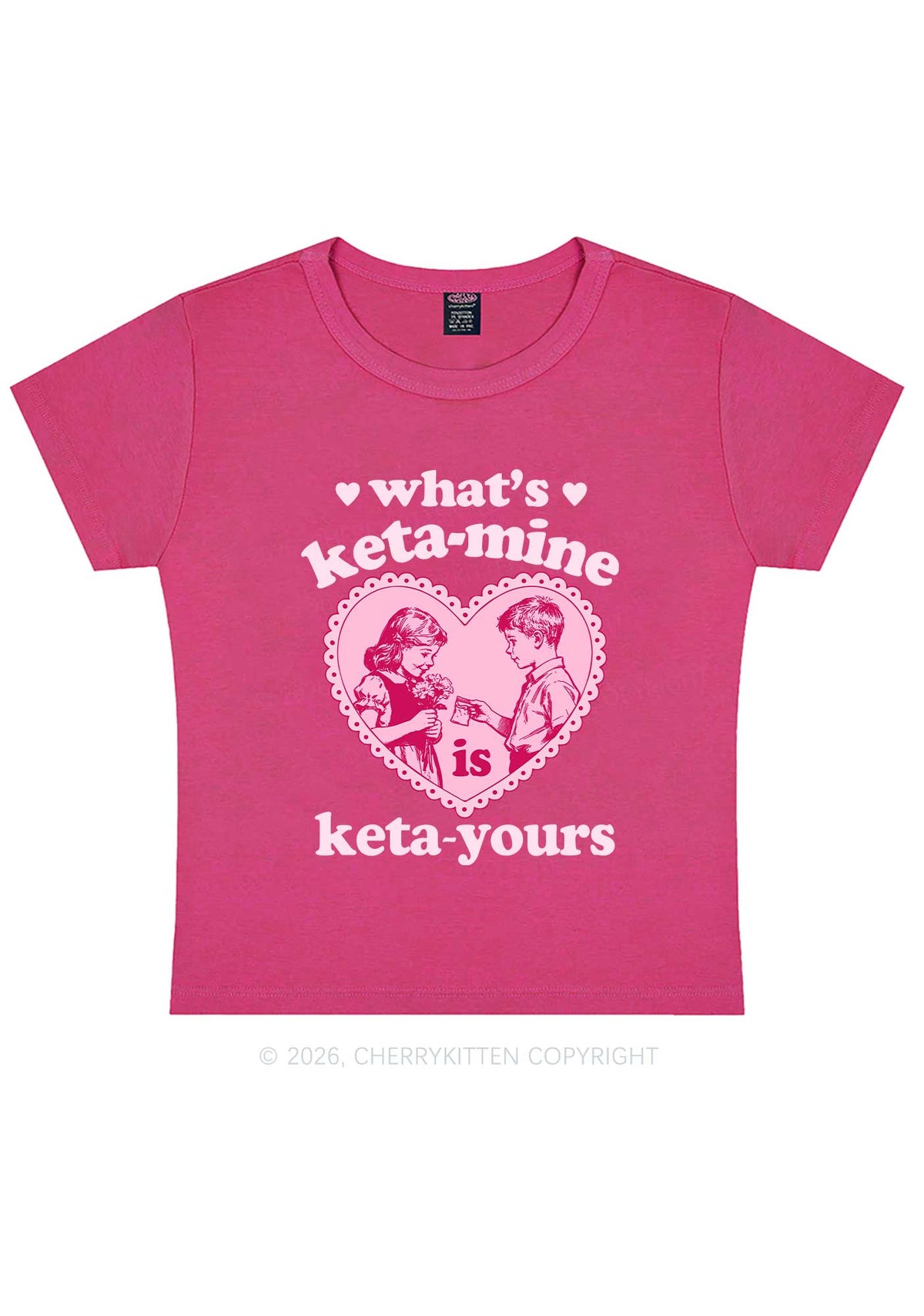Whats Kxxamine Y2K Baby Tee Cherrykitten