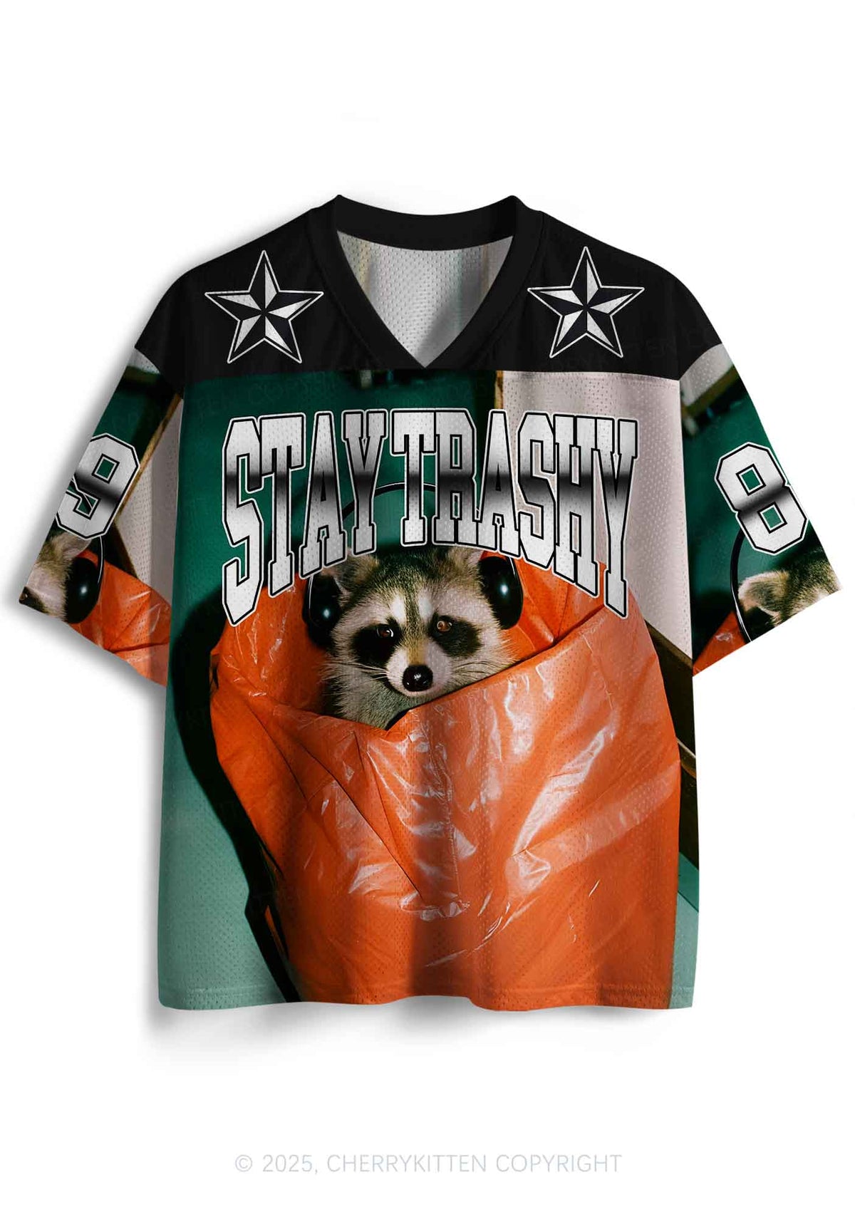 Custom Stay Trashy Y2K Sport Jersey Shirts Cherrykitten