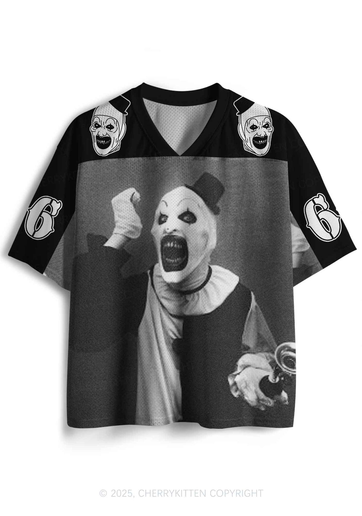 Custom Halloween Horror Clown Y2K Sport Jersey Shirts Cherrykitten