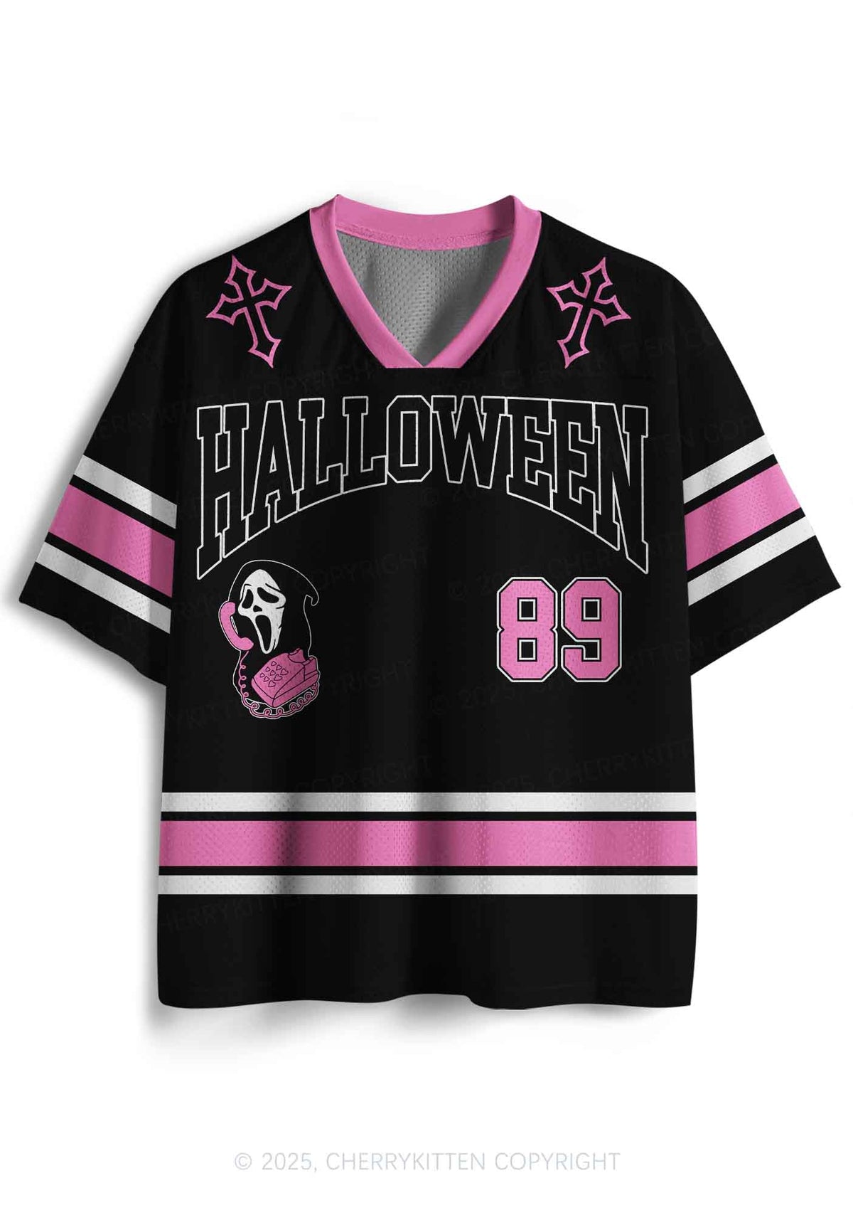 Halloween Custom Horror Call Y2K Sport Jersey Shirts Cherrykitten