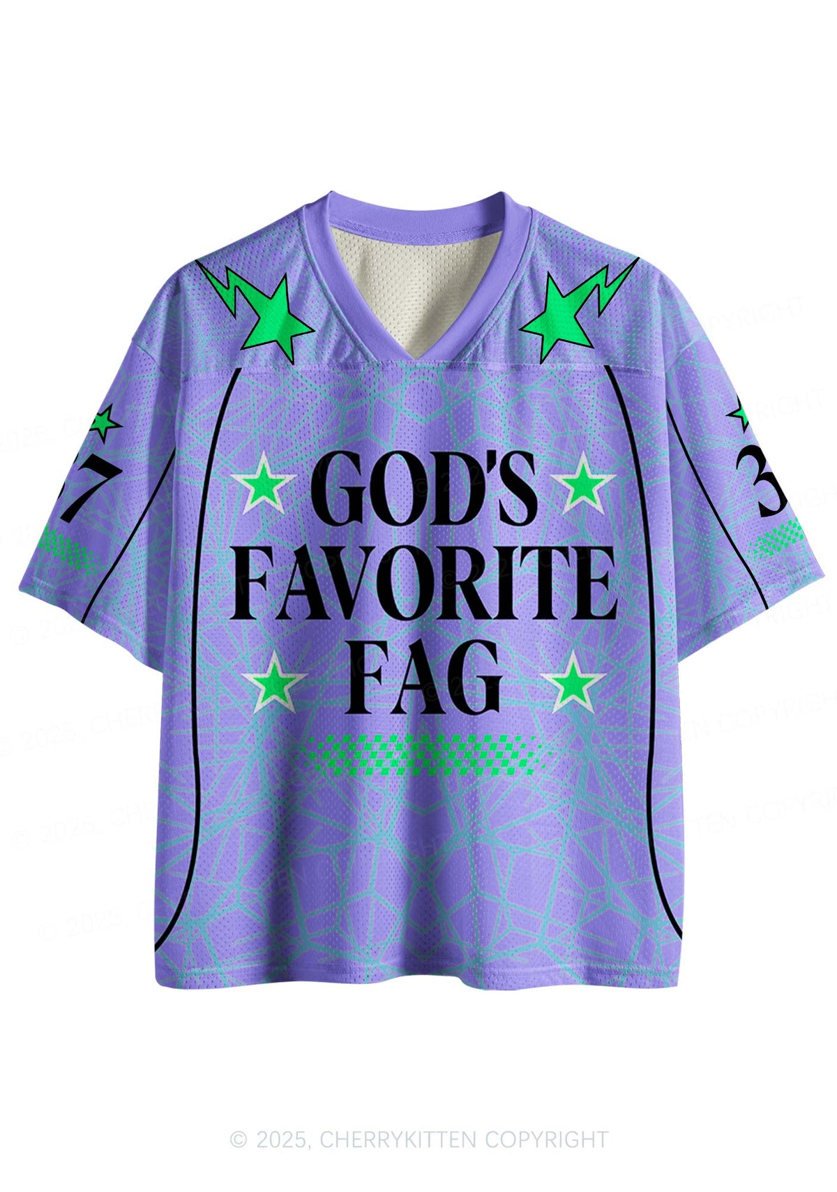 Custom Purple Gods Favorite Fag Pride Y2K Sport Jersey Shirts Cherrykitten