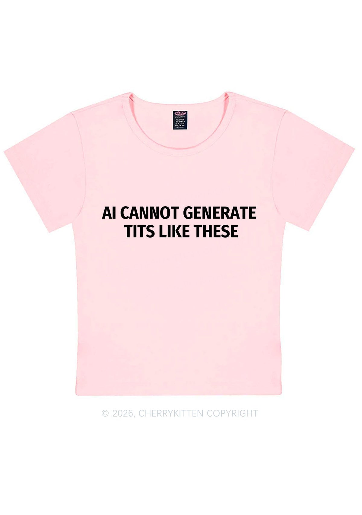 Ai Cannot Generate Txts Y2K Baby Tee Cherrykitten