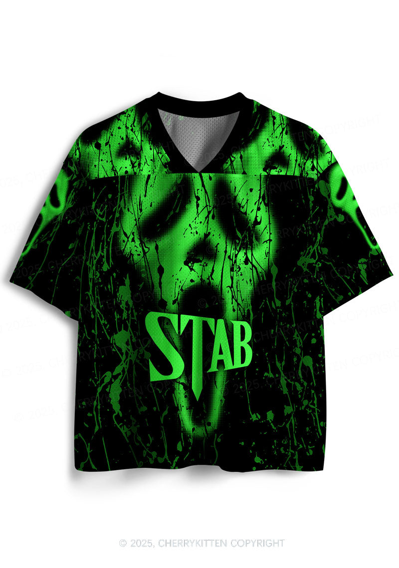 Custom Halloween Stab Ghost Y2K Sport Jersey Shirts Cherrykitten