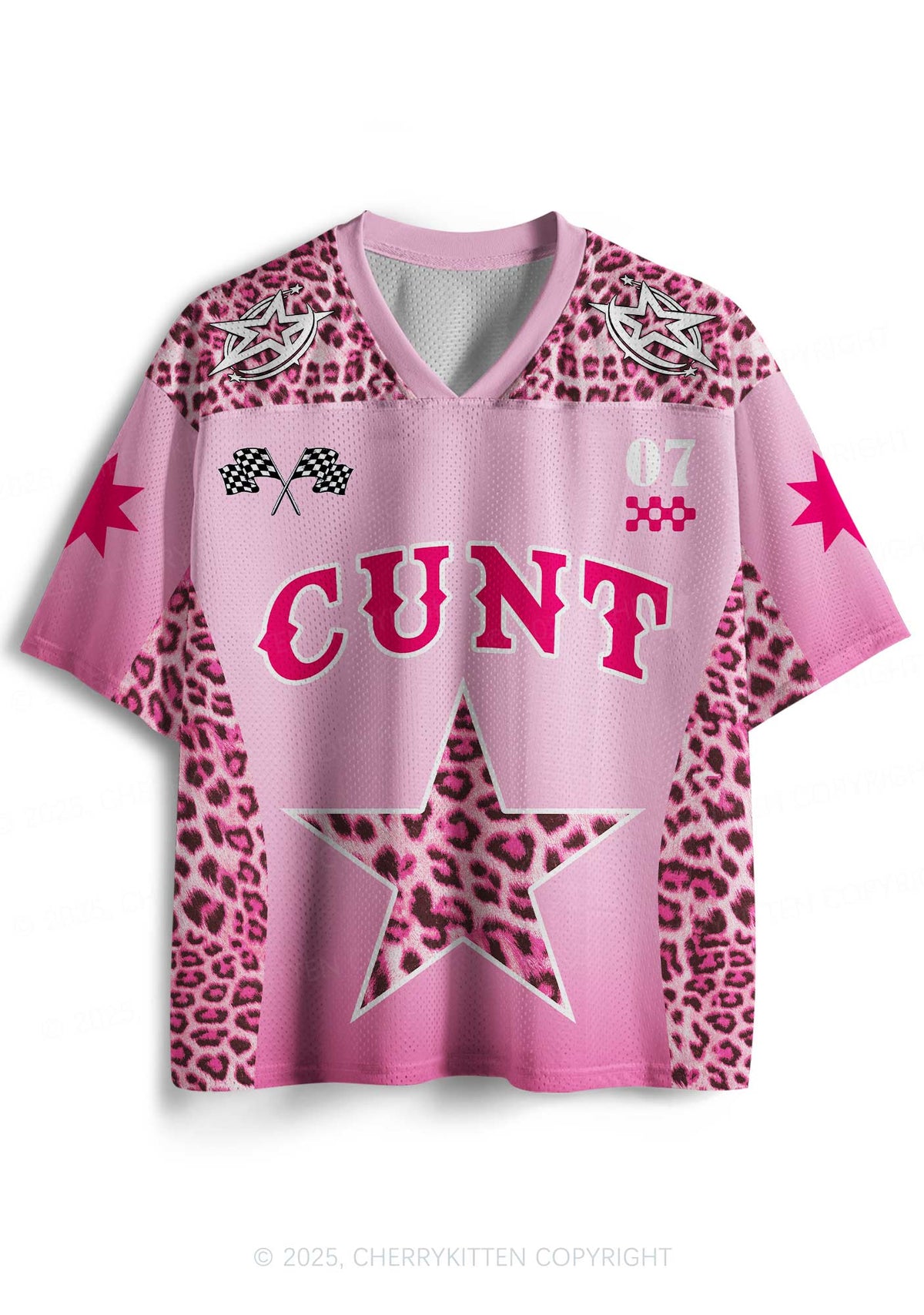 Custom Leopard Star Cxxt Y2K Sport Jersey Shirts Cherrykitten