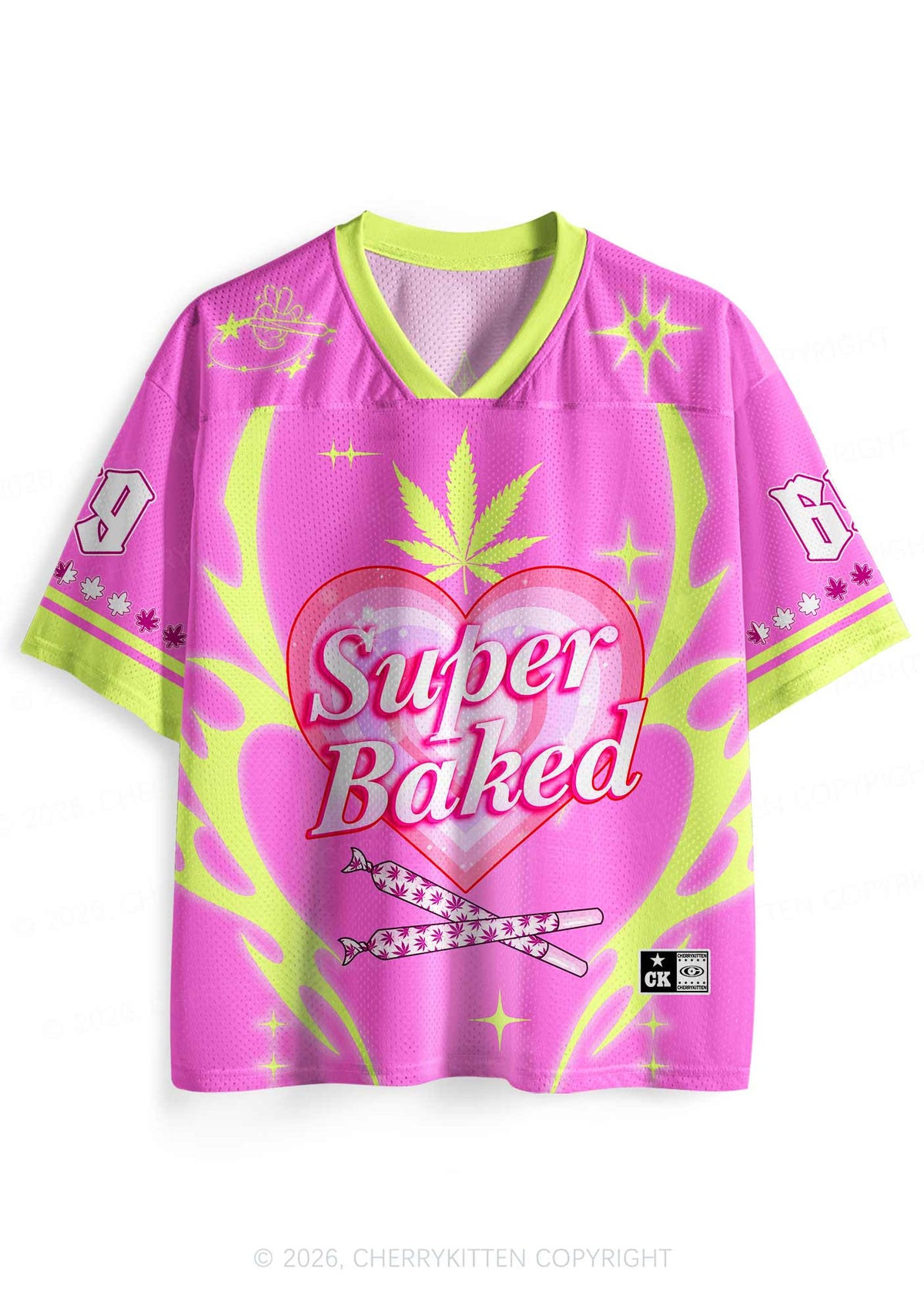 Super Baked Y2K Sport Jersey Shirts Cherrykitten