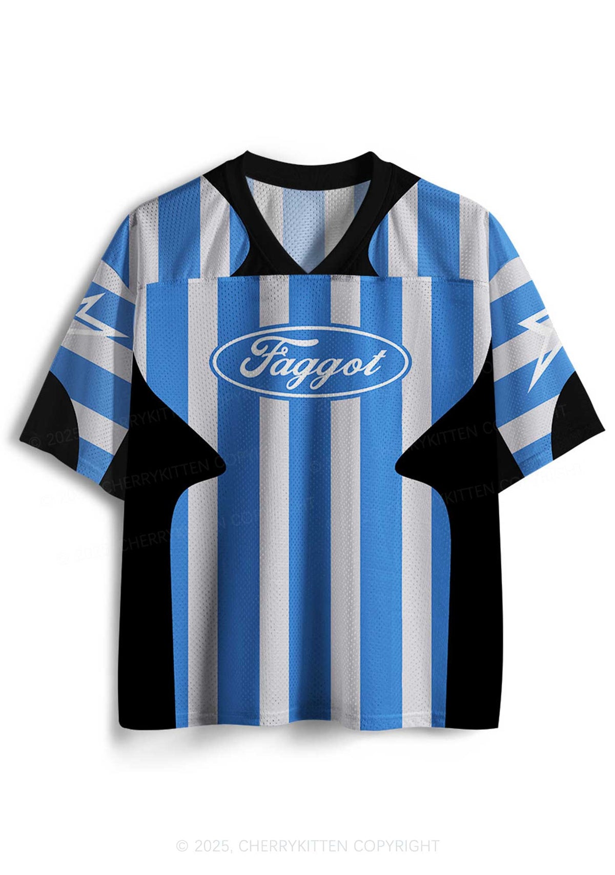 Custom Stripe Faggot Pride Y2K Sport Jersey Shirts Cherrykitten