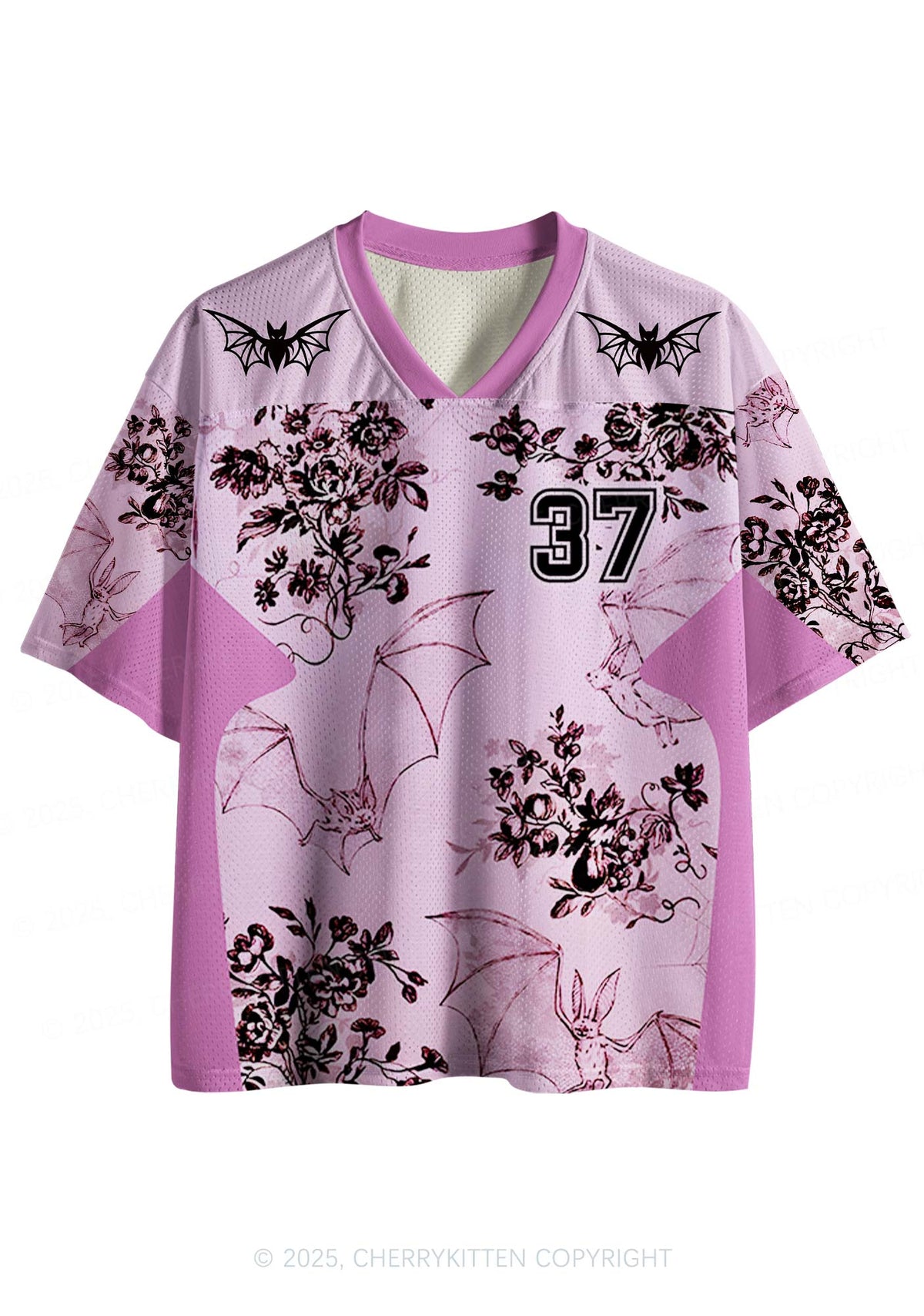 Custom Pink Bat Y2K Sport Jersey Shirts Cherrykitten
