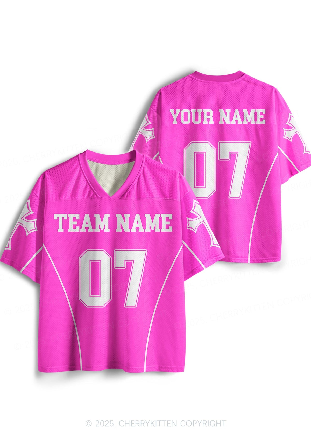 Custom Team Name Y2K Sport Jersey Shirts Cherrykitten