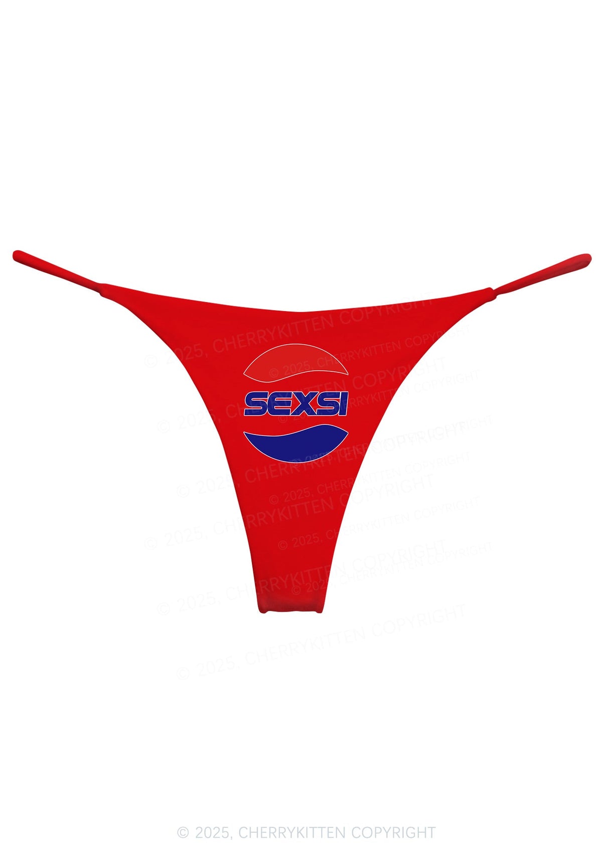 Red Blue Sexsi Y2K Bikini String Thong Cherrykitten