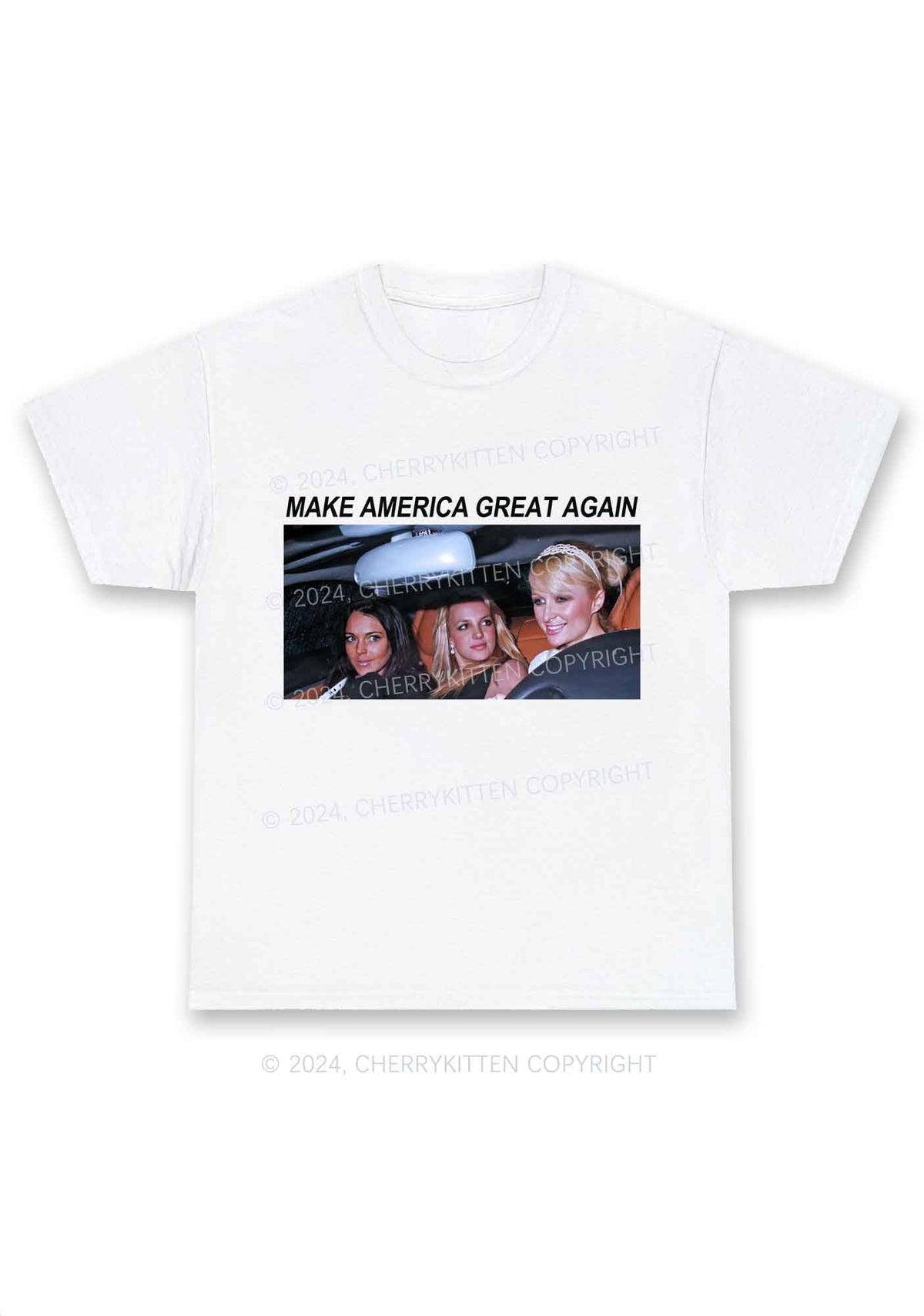 Make America Great Y2K Chunky Shirt Cherrykitten