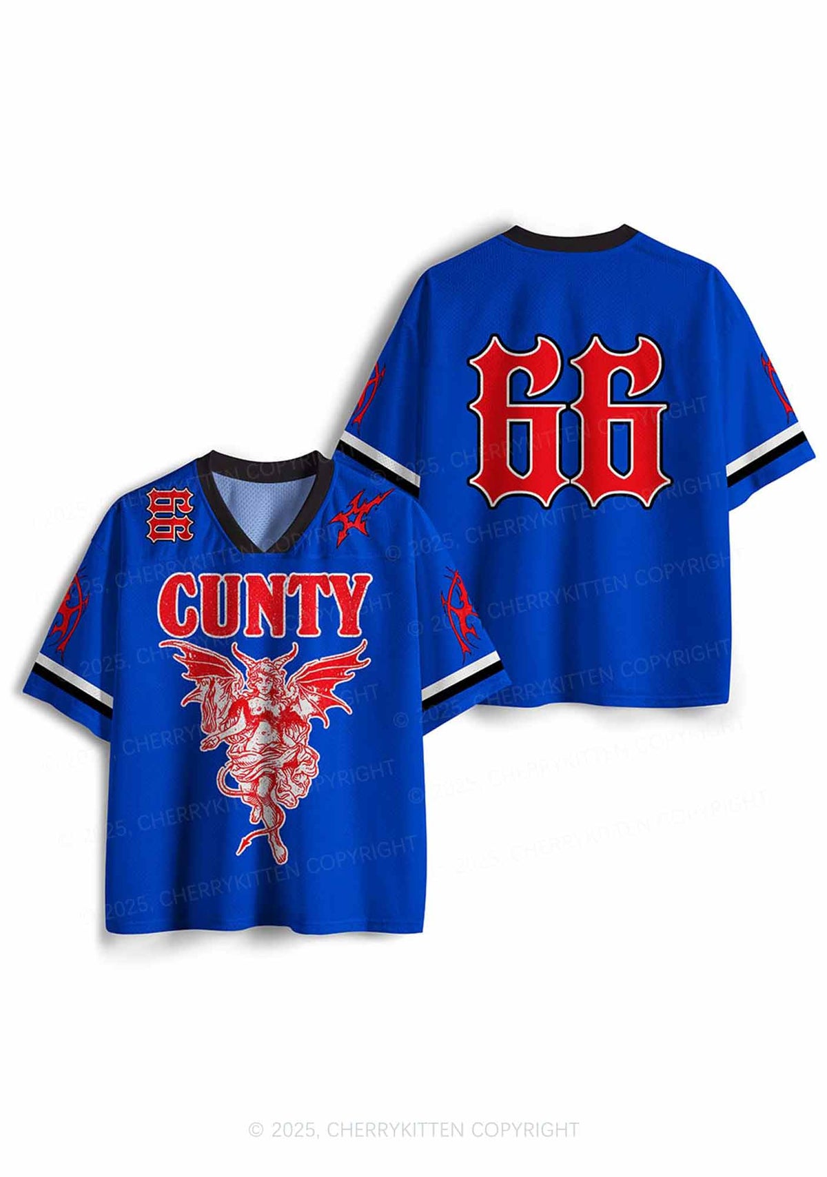 Custom Cunty Satan Y2K Sport Jersey Shirts Cherrykitten