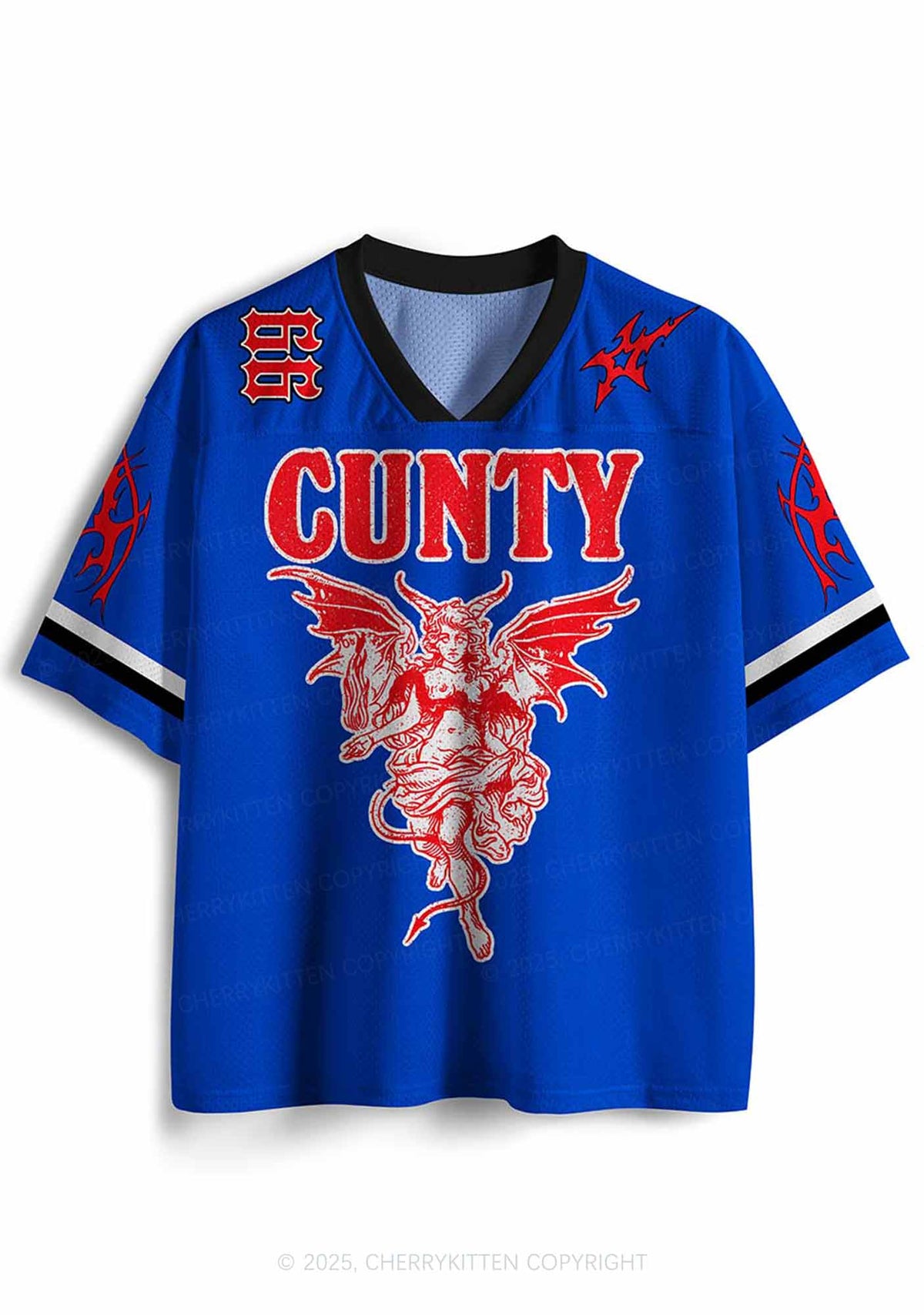 Custom Cunty Satan Y2K Sport Jersey Shirts Cherrykitten